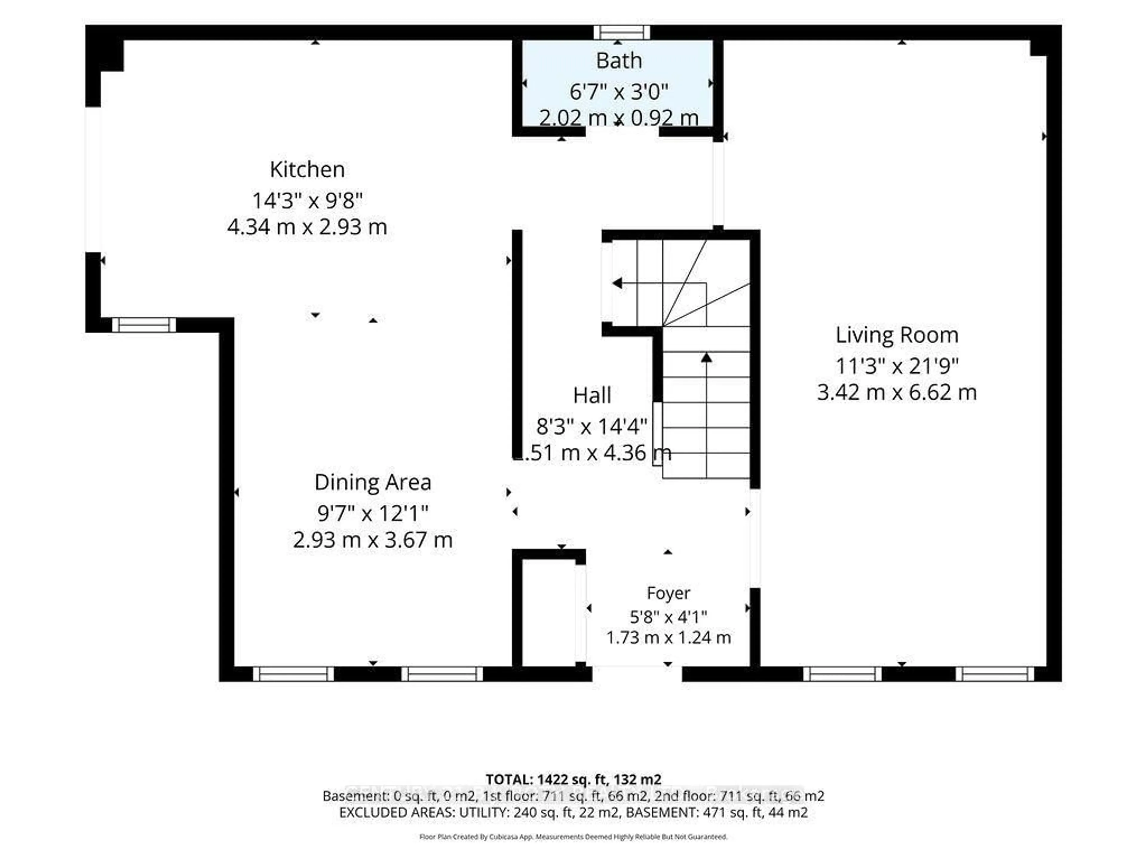Floor plan for 1244 BENSON St, Innisfil Ontario L9S 1Y6