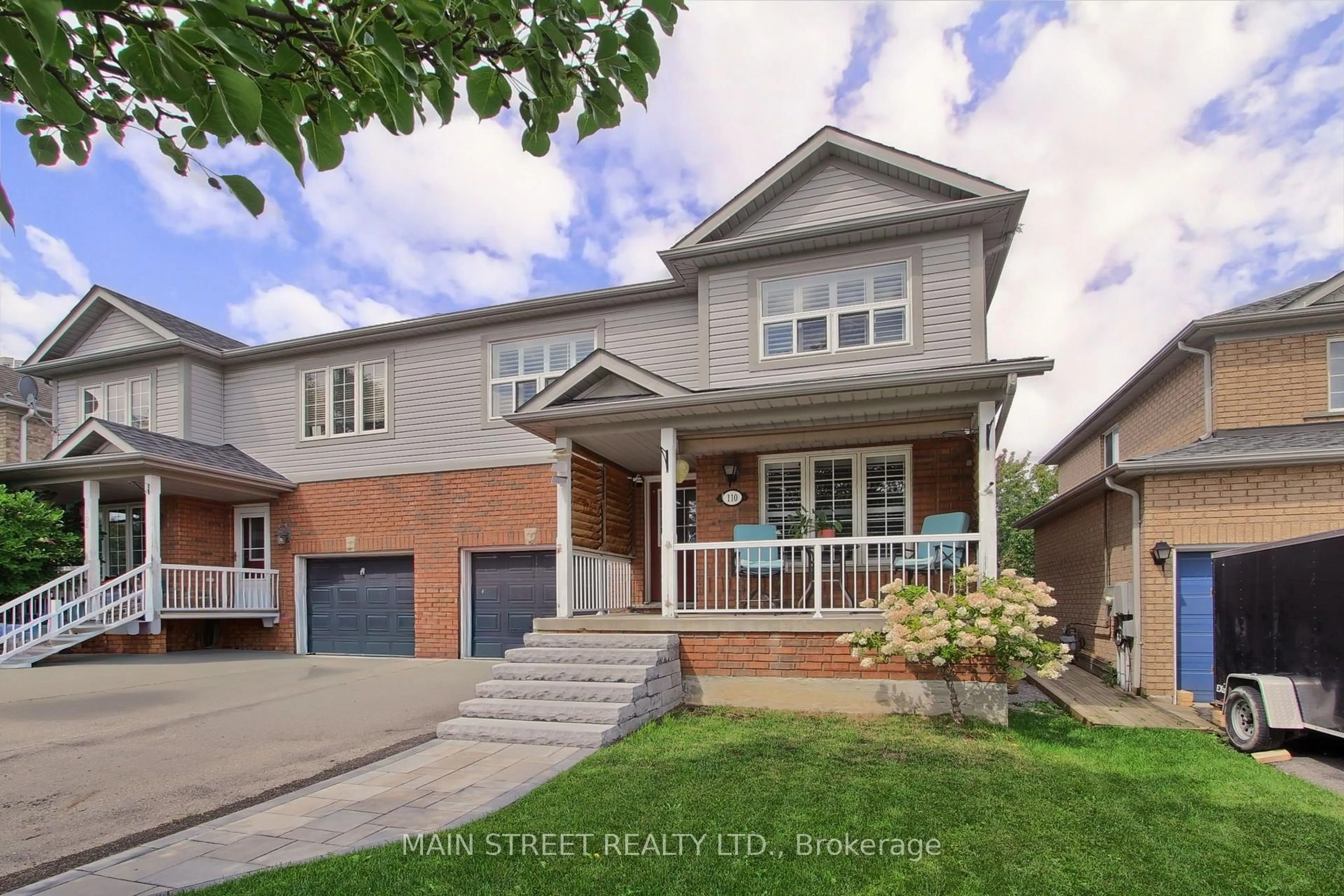 Home with brick exterior material, street for 110 Crittenden Dr, Georgina Ontario L4P 4E3