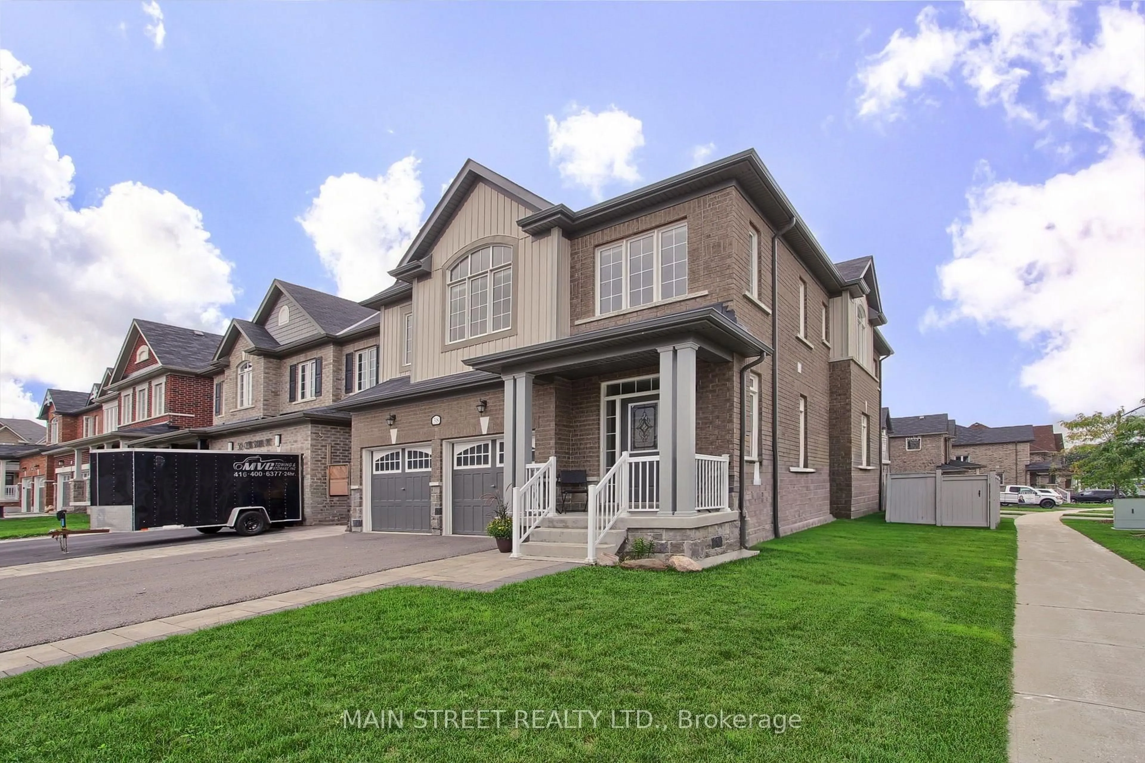 Home with brick exterior material, street for 38 Clear Spring Ave, Georgina Ontario L4P 0H7