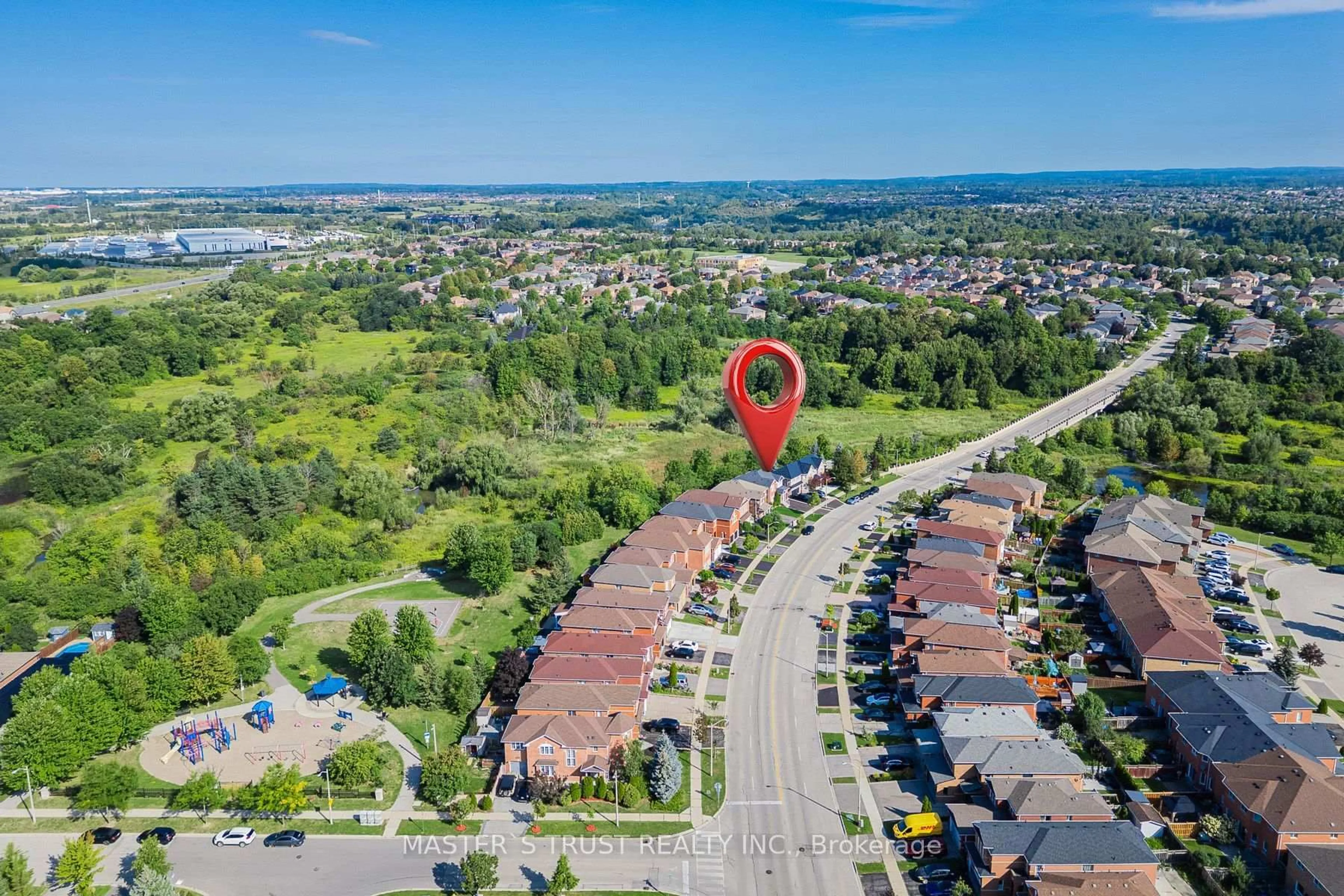 A pic from outside/outdoor area/front of a property/back of a property/a pic from drone, street for 8572 Martin Grove Rd, Vaughan Ontario L4H 2C9