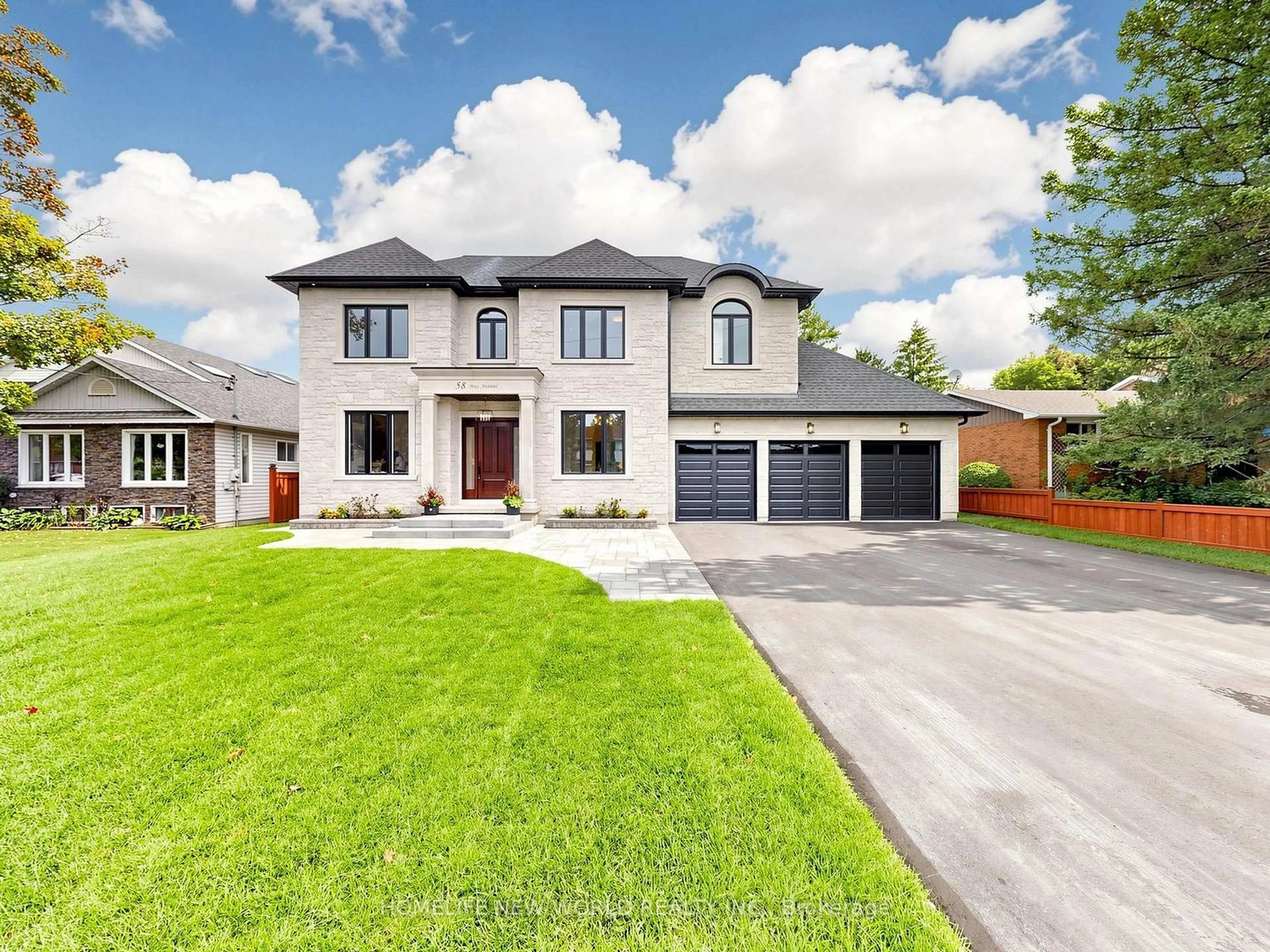 Home with brick exterior material, street for 58 May Ave, East Gwillimbury Ontario L0G 1V0