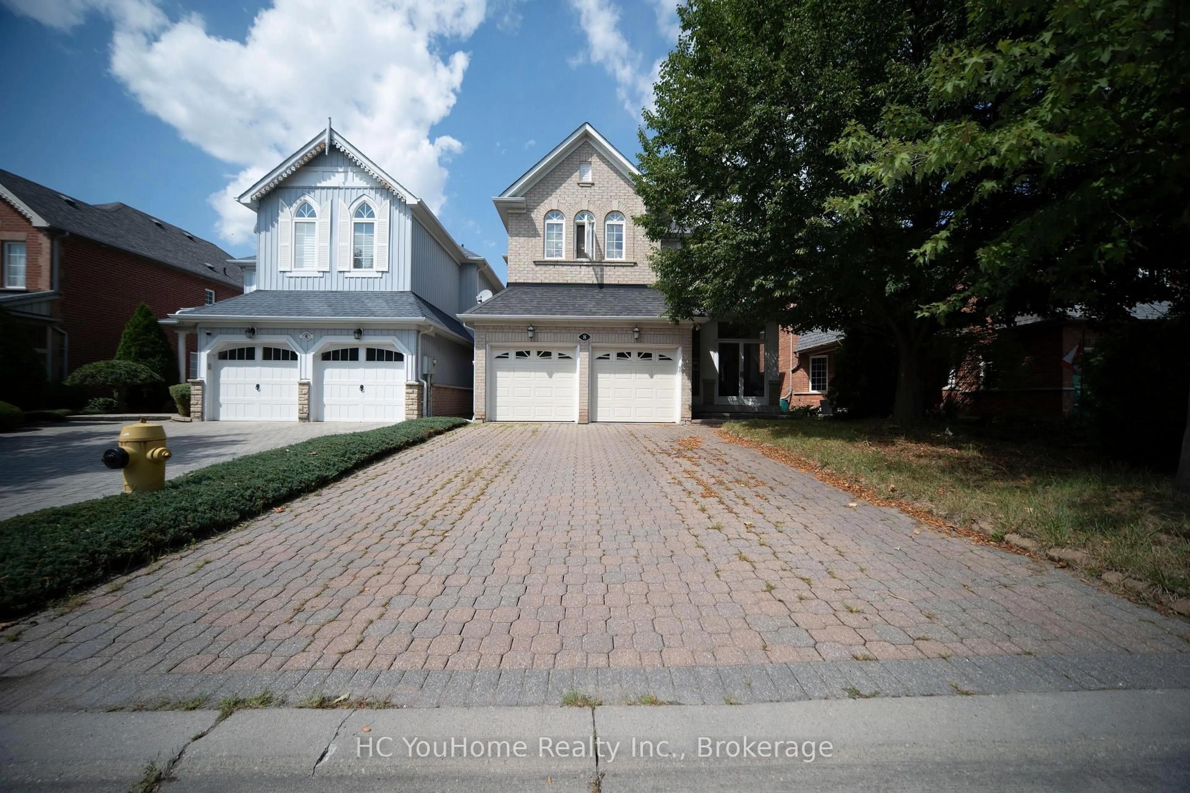 Home with brick exterior material, street for 8 BRIAR PATH Lane, Markham Ontario L6C 2C1