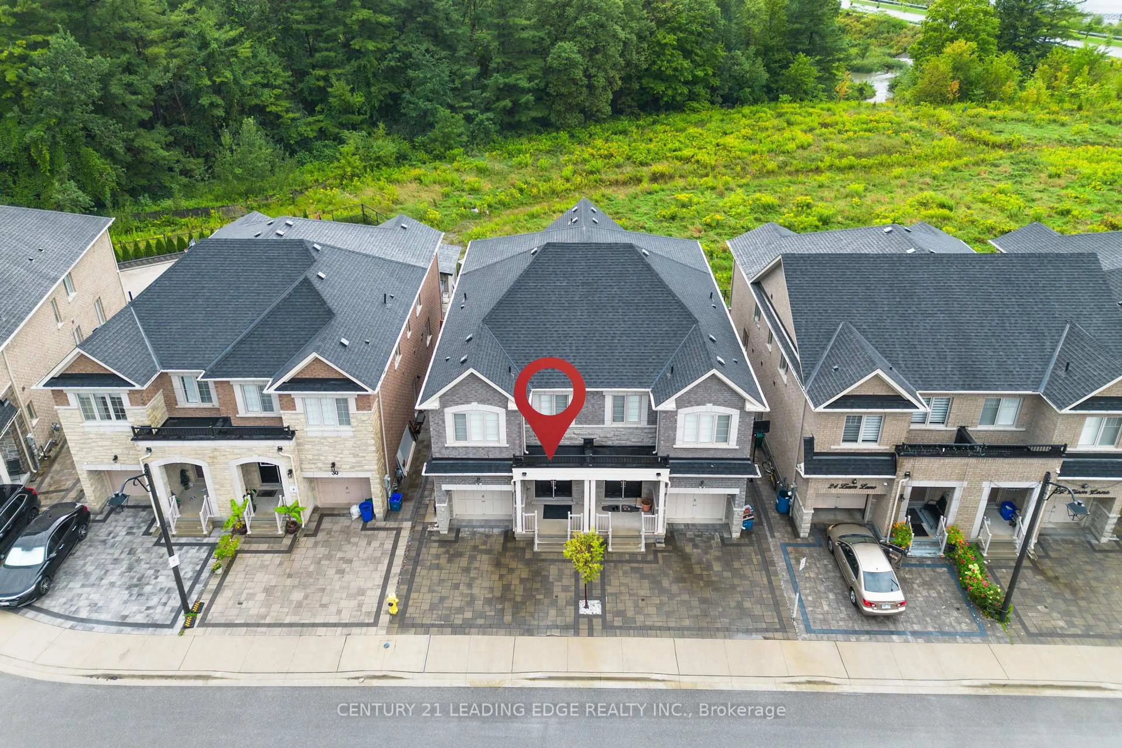 A pic from outside/outdoor area/front of a property/back of a property/a pic from drone, unknown for 28 Liam Lane, Markham Ontario L3S 0E8