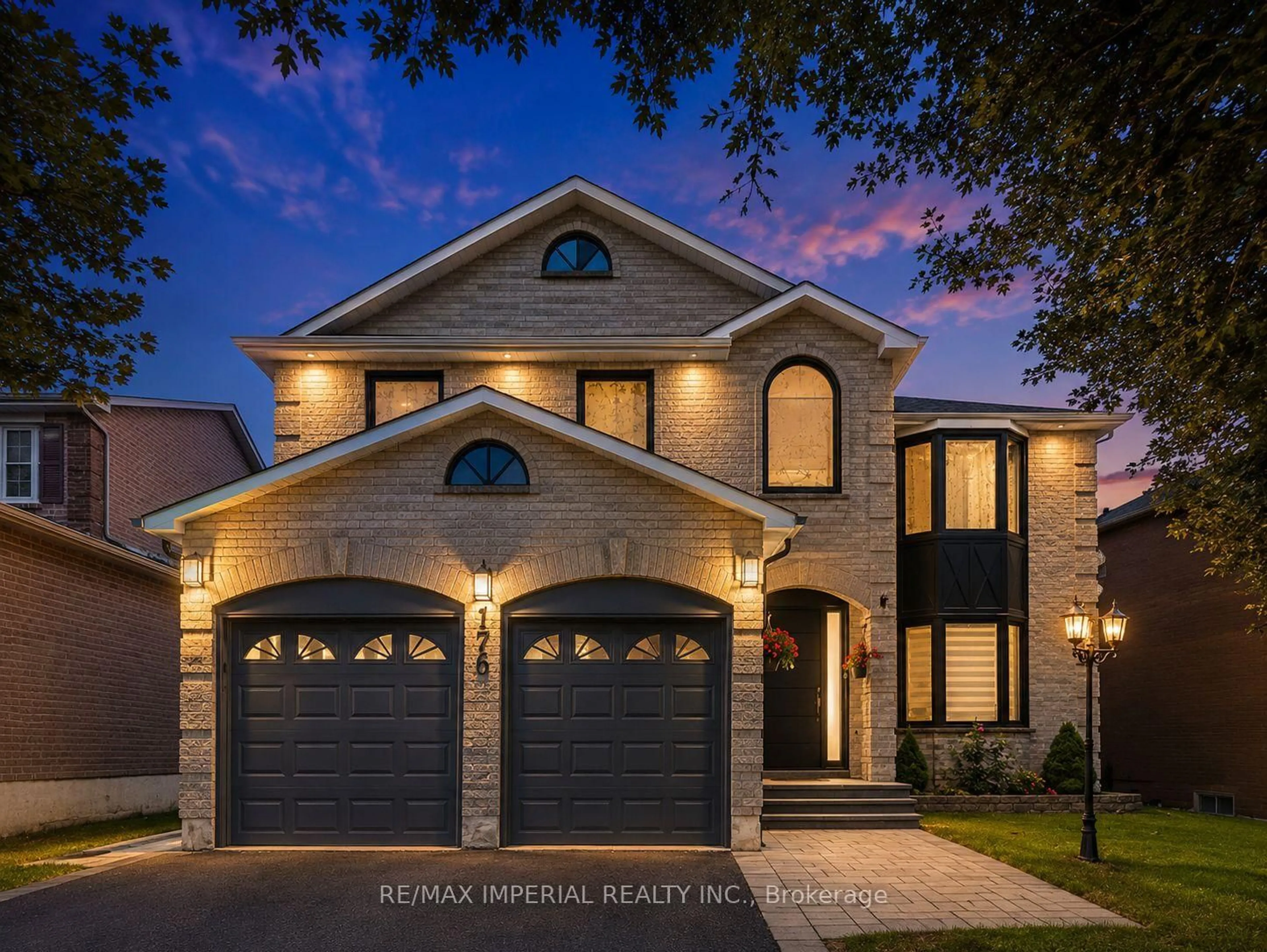 Home with brick exterior material, street for 176 Timpson Dr, Aurora Ontario L4G 5N2