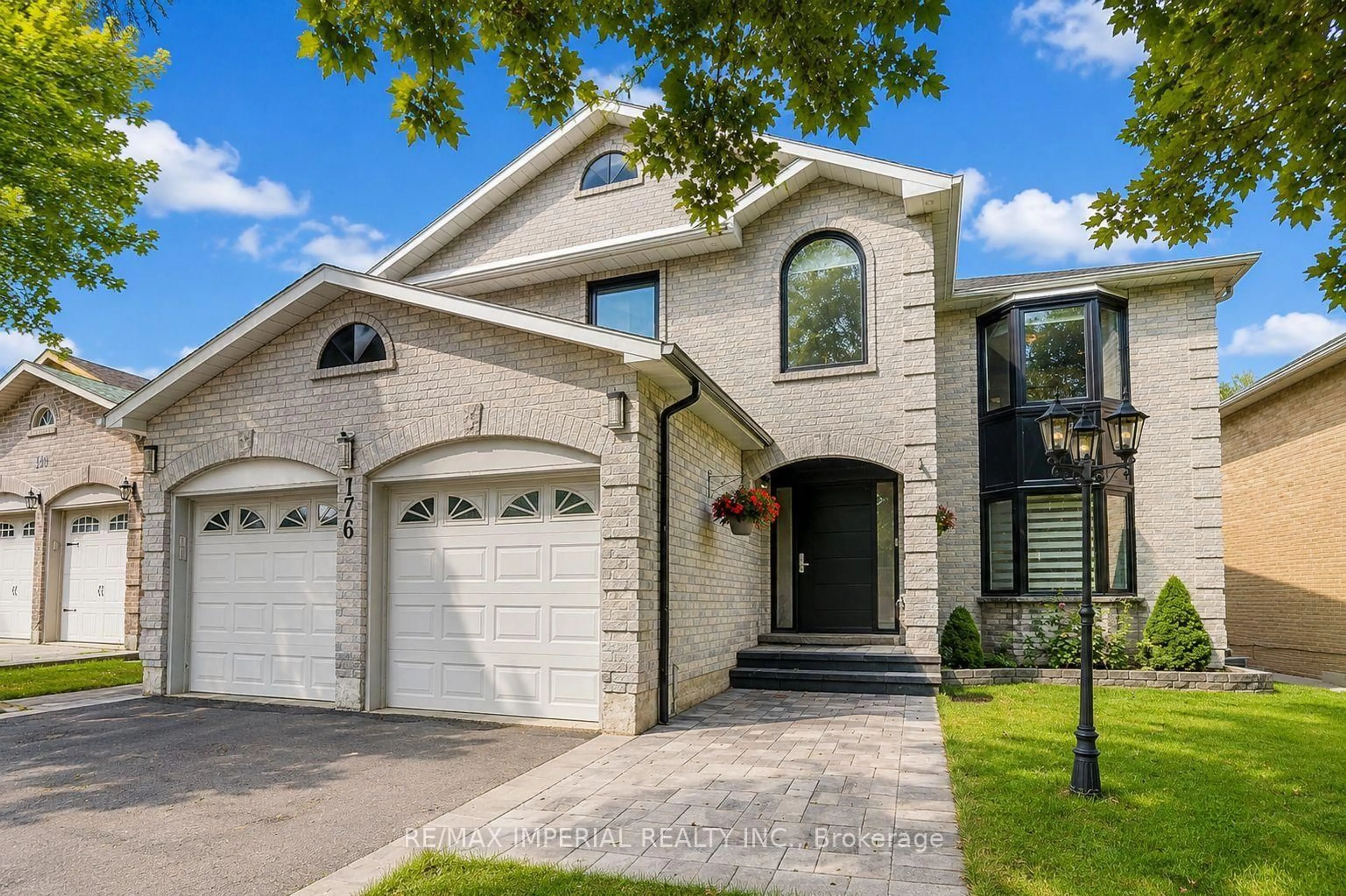 Home with brick exterior material, street for 176 Timpson Dr, Aurora Ontario L4G 5N2