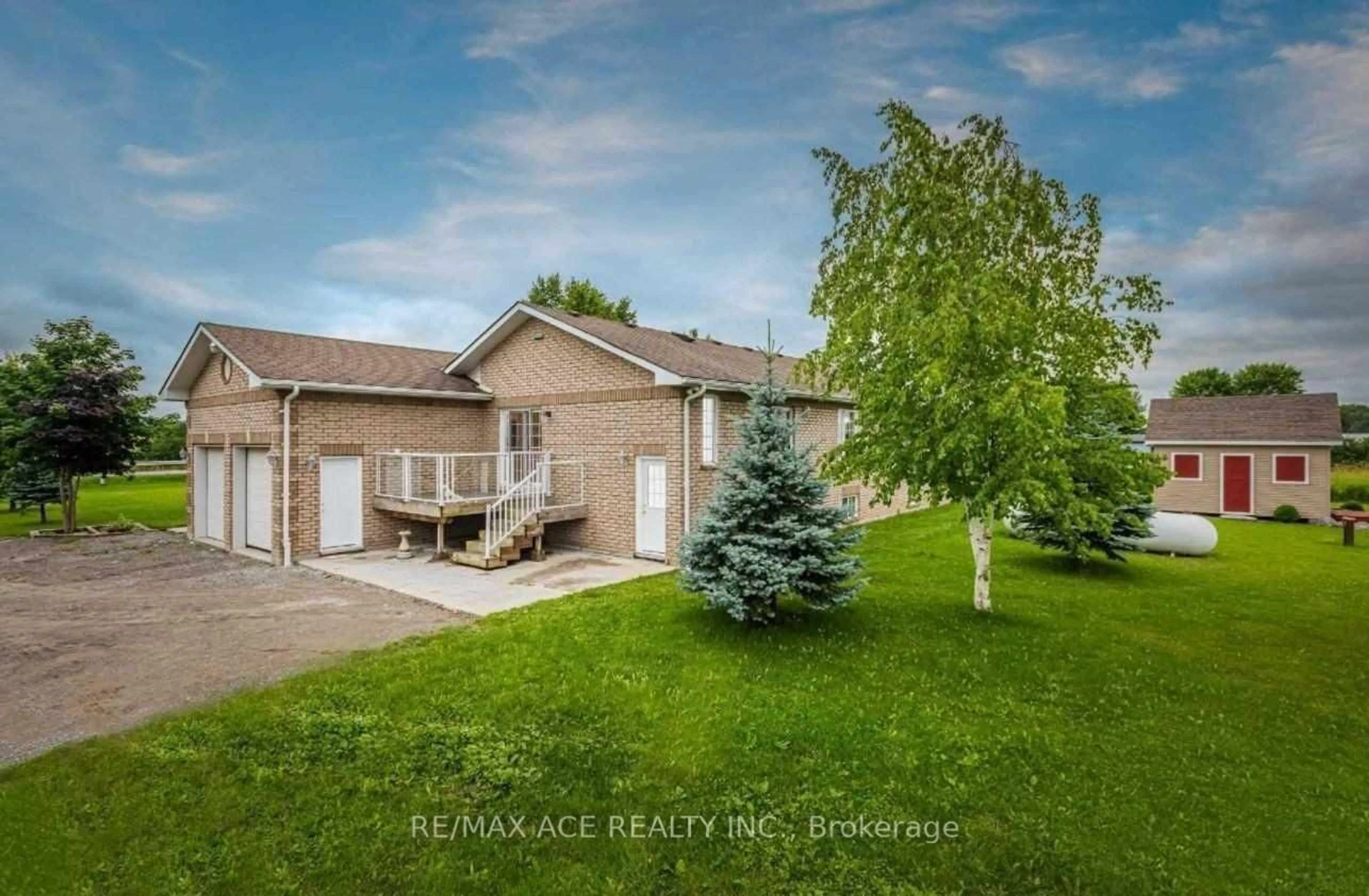 A pic from outside/outdoor area/front of a property/back of a property/a pic from drone, unknown for 27234 Thorah Sdrd, Brock Ontario L0K 1A0