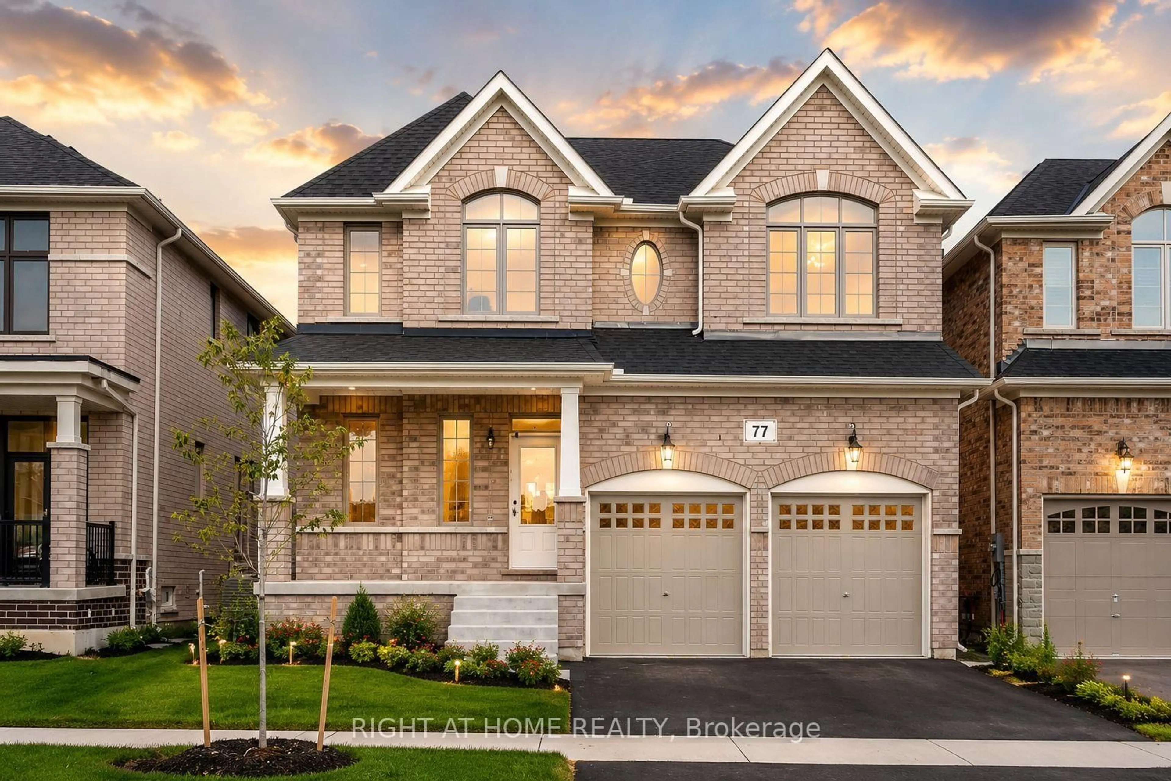 Home with brick exterior material, street for 77 Big Canoe Dr, Georgina Ontario L0E 1R0