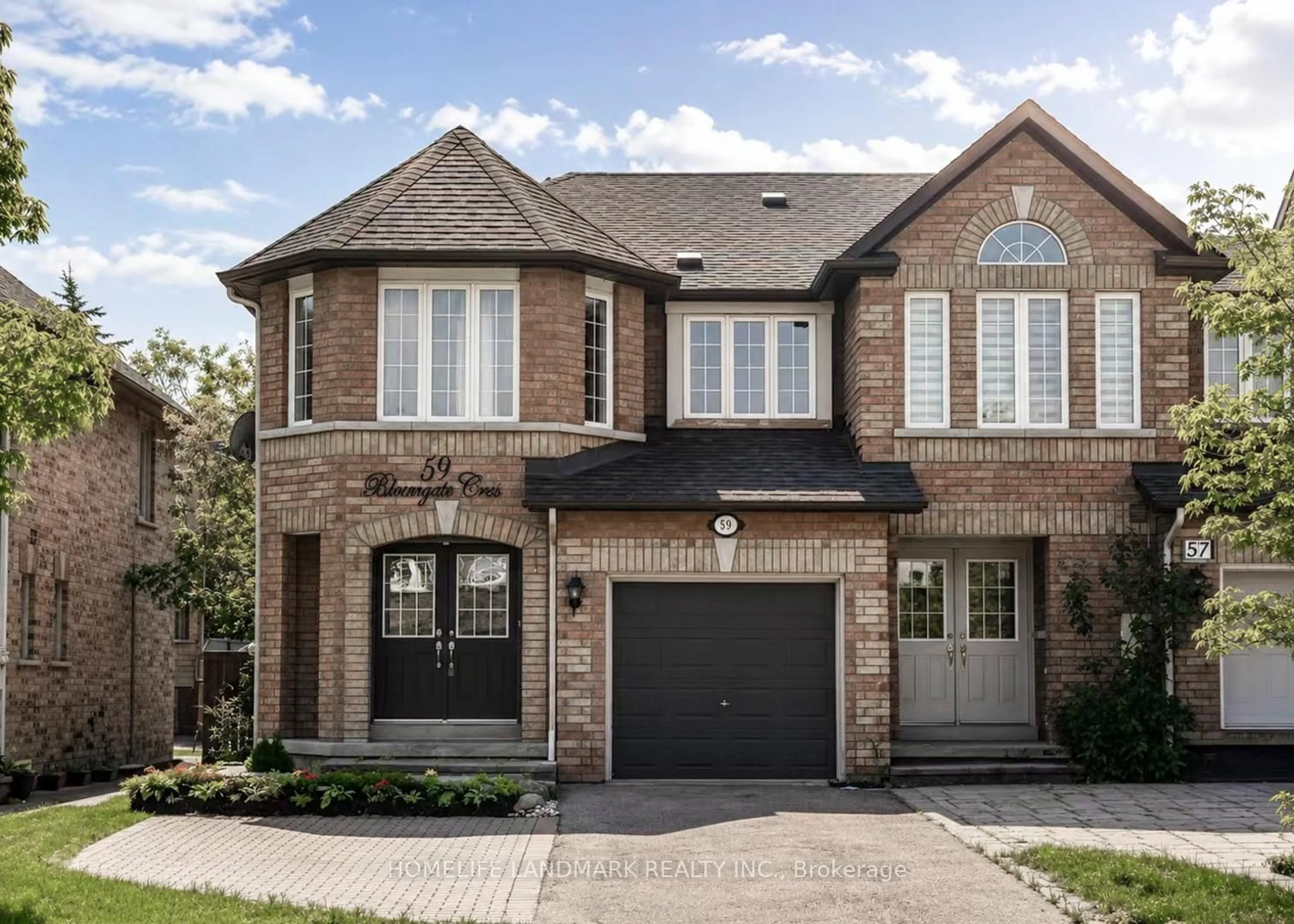 Home with brick exterior material, street for 59 Bloomgate Cres, Richmond Hill Ontario L4E 4E2