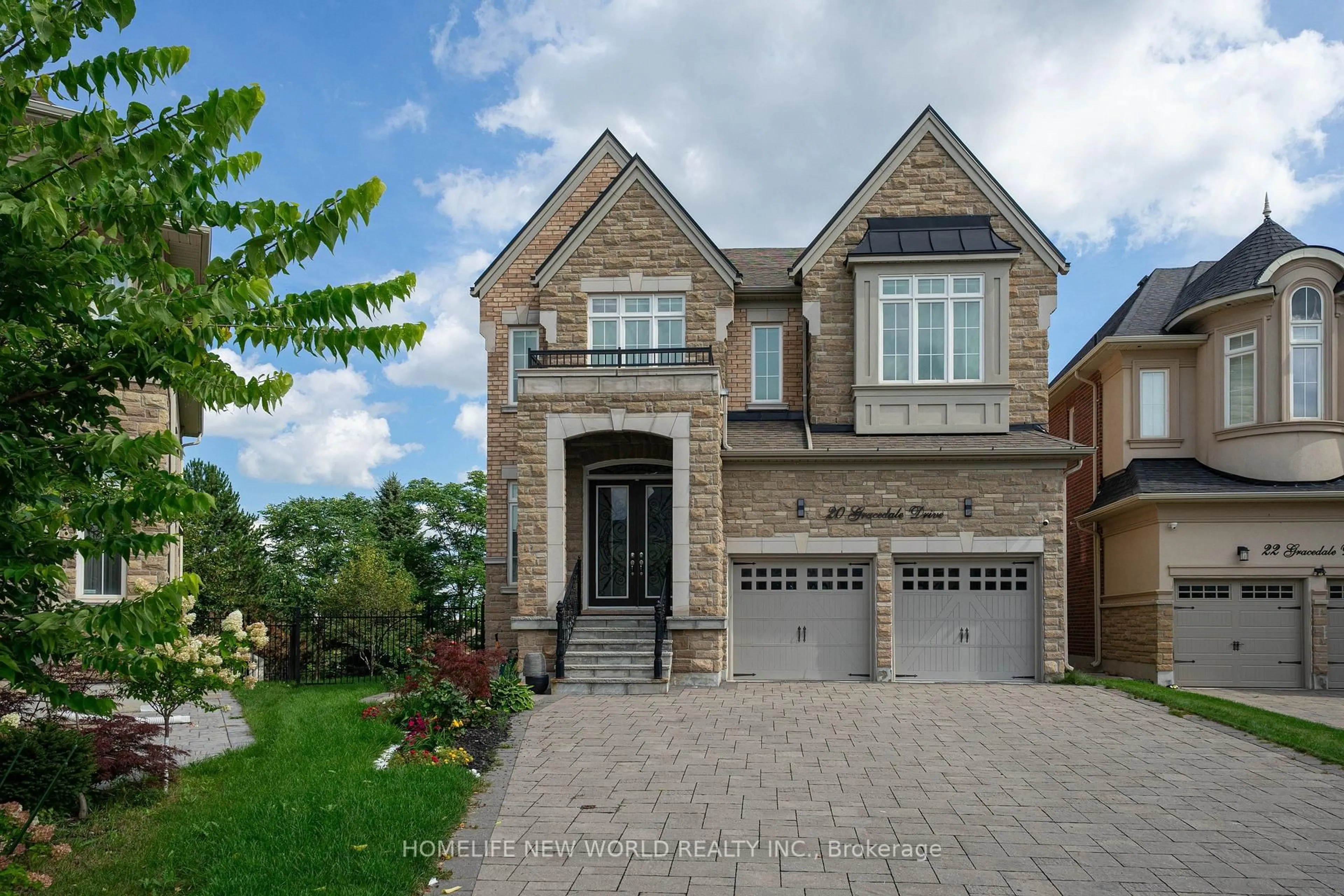 Home with brick exterior material, street for 20 Gracedale Dr, Richmond Hill Ontario L4C 0Y3