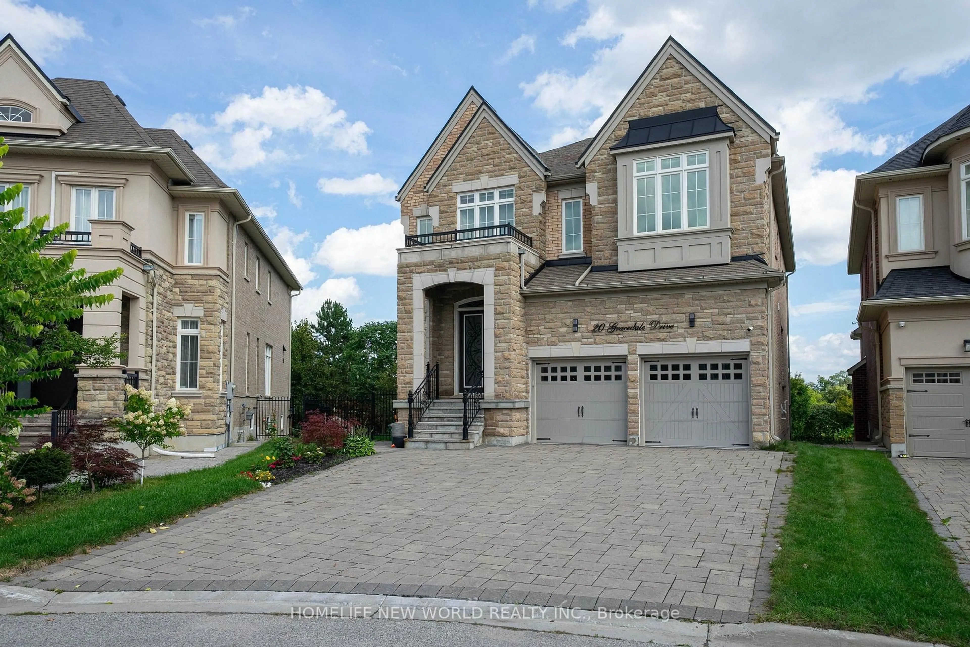 Home with brick exterior material, street for 20 Gracedale Dr, Richmond Hill Ontario L4C 0Y3