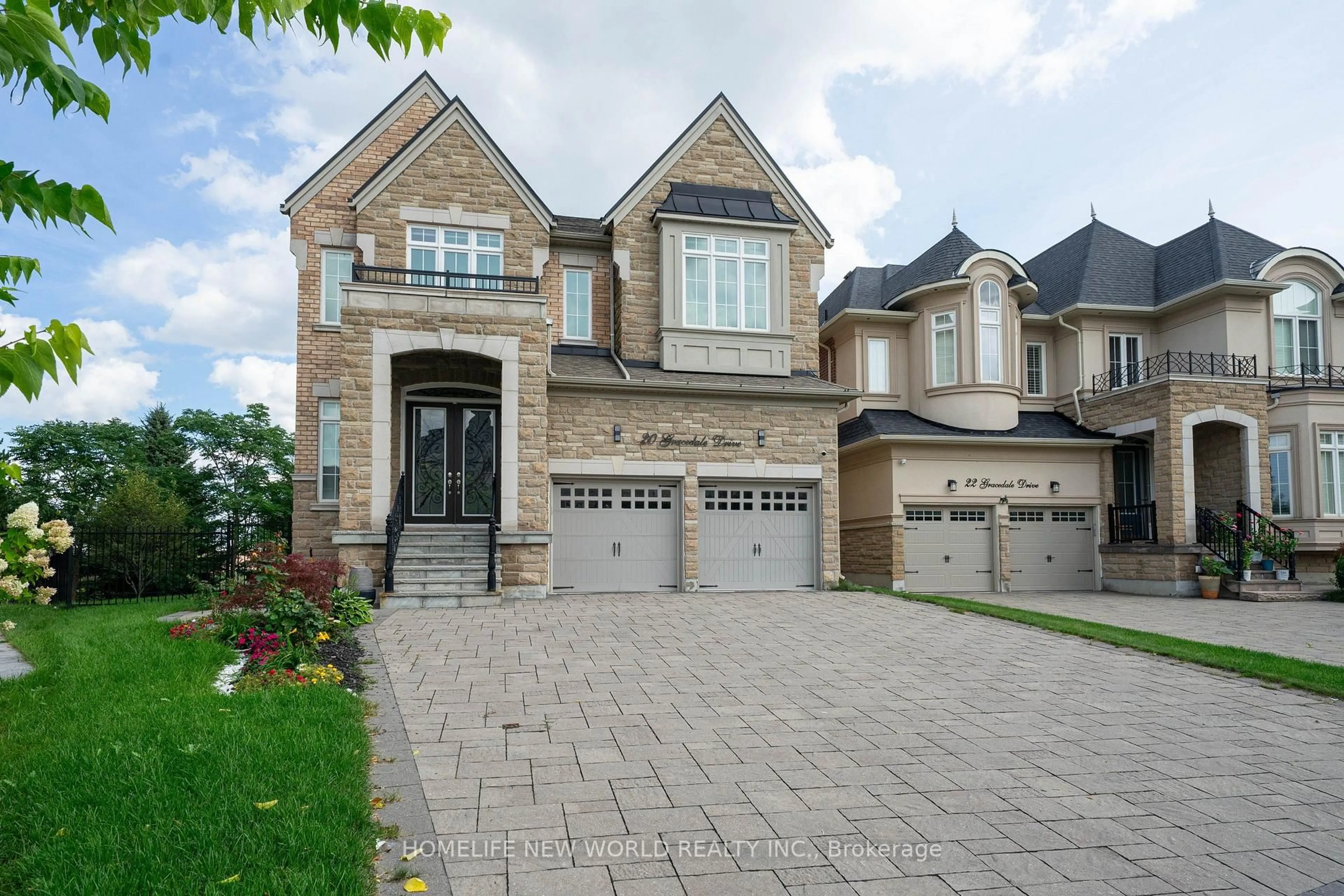 Home with brick exterior material, street for 20 Gracedale Dr, Richmond Hill Ontario L4C 0Y3