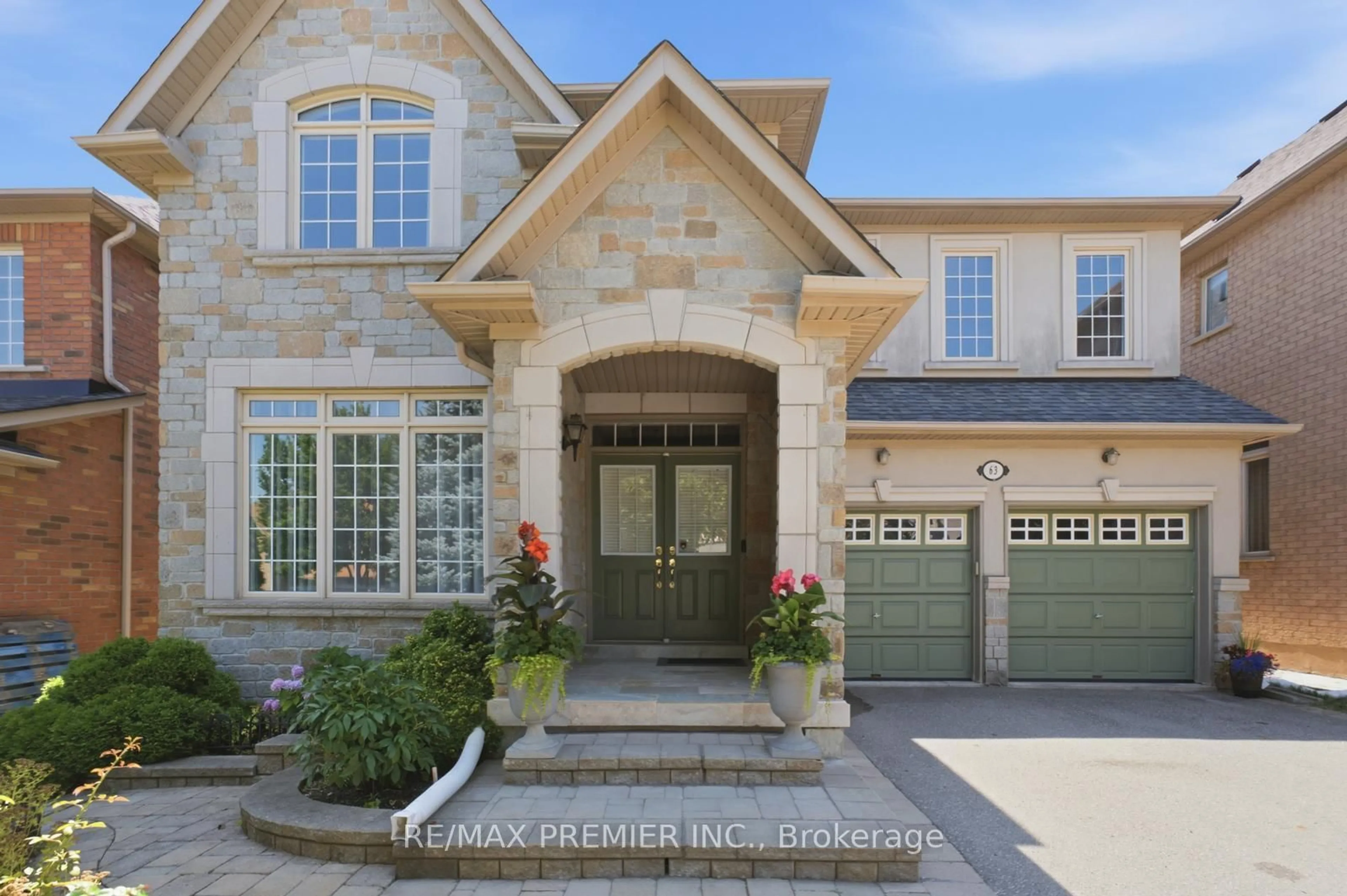 Home with brick exterior material, street for 63 Summeridge Dr, Vaughan Ontario L4J 8T3