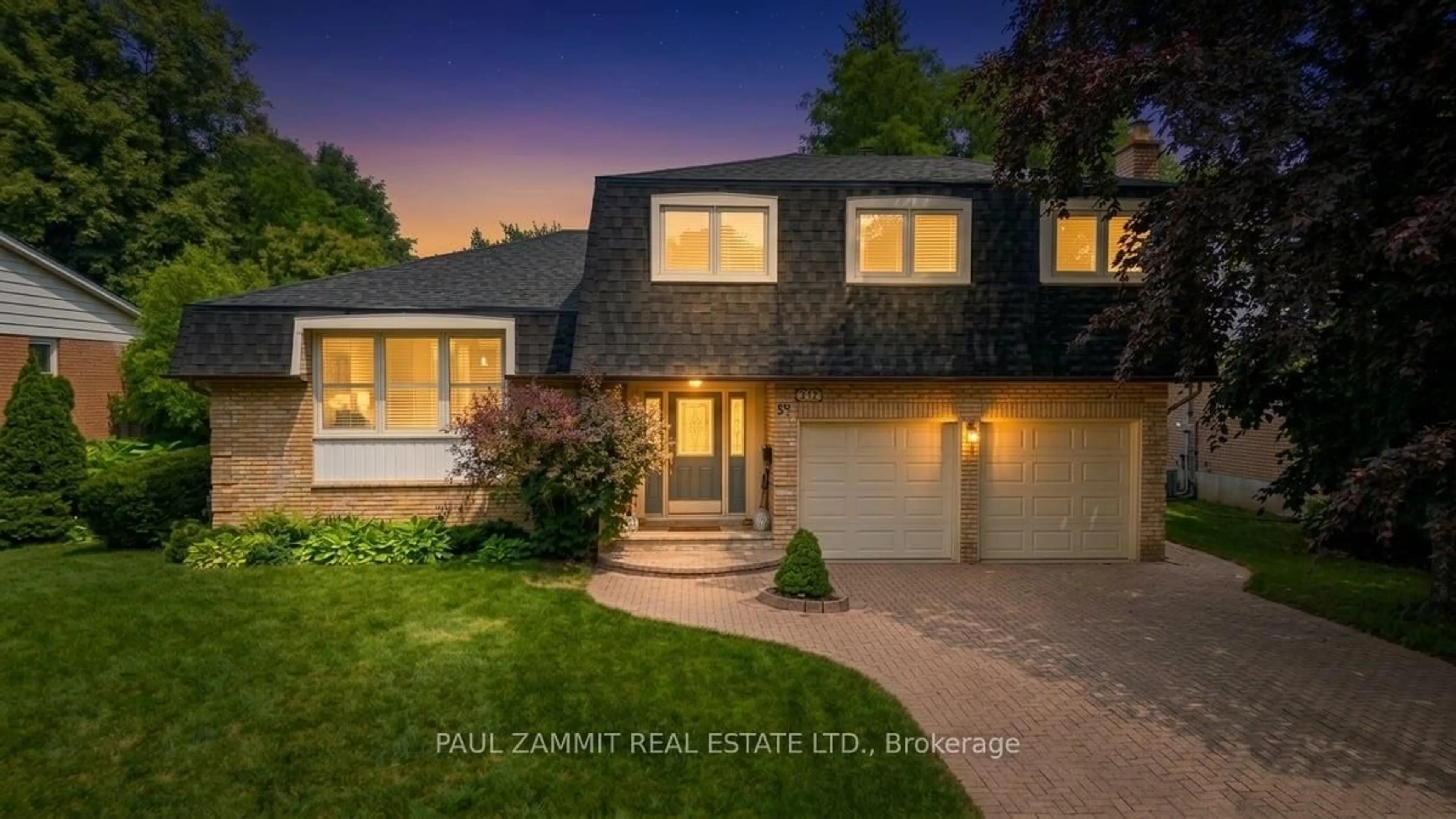 Home with brick exterior material, street for 67 Dawn Hill Tr, Markham Ontario L3T 3B1