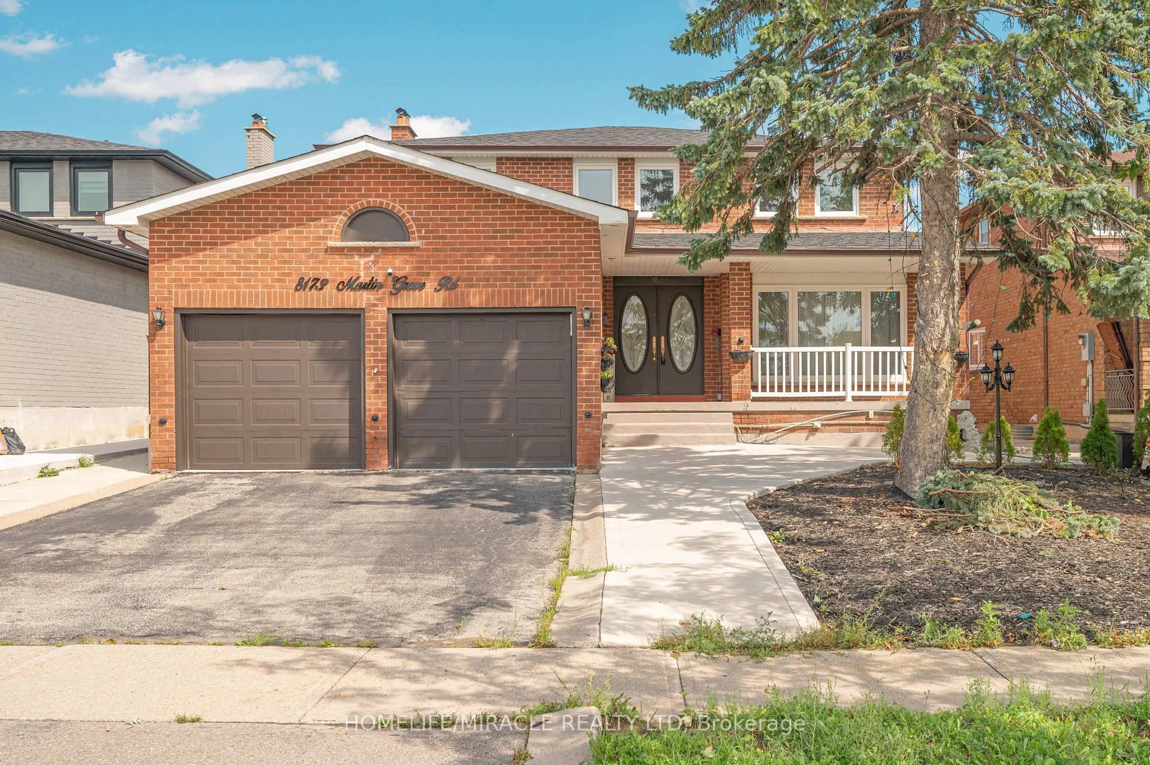 Home with brick exterior material, street for 8173 Martin Grove Rd, Vaughan Ontario L4L 3W9