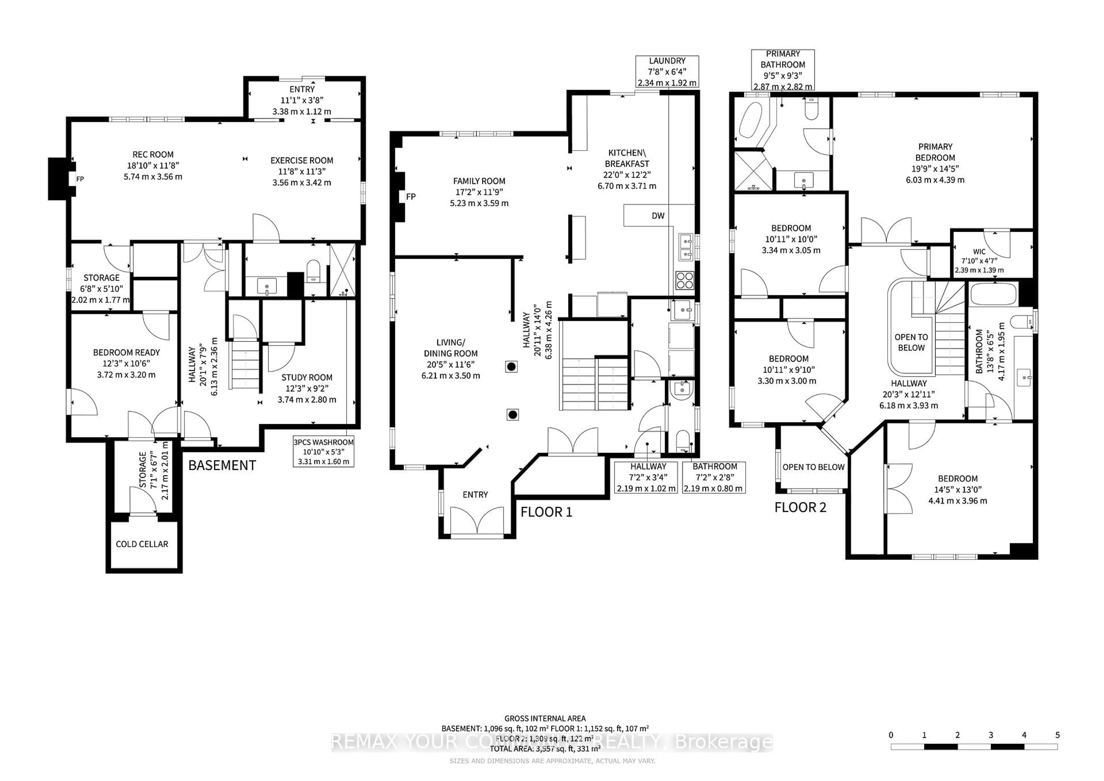 Floor plan for 78 Zippora Dr, Richmond Hill Ontario L4S 2M7