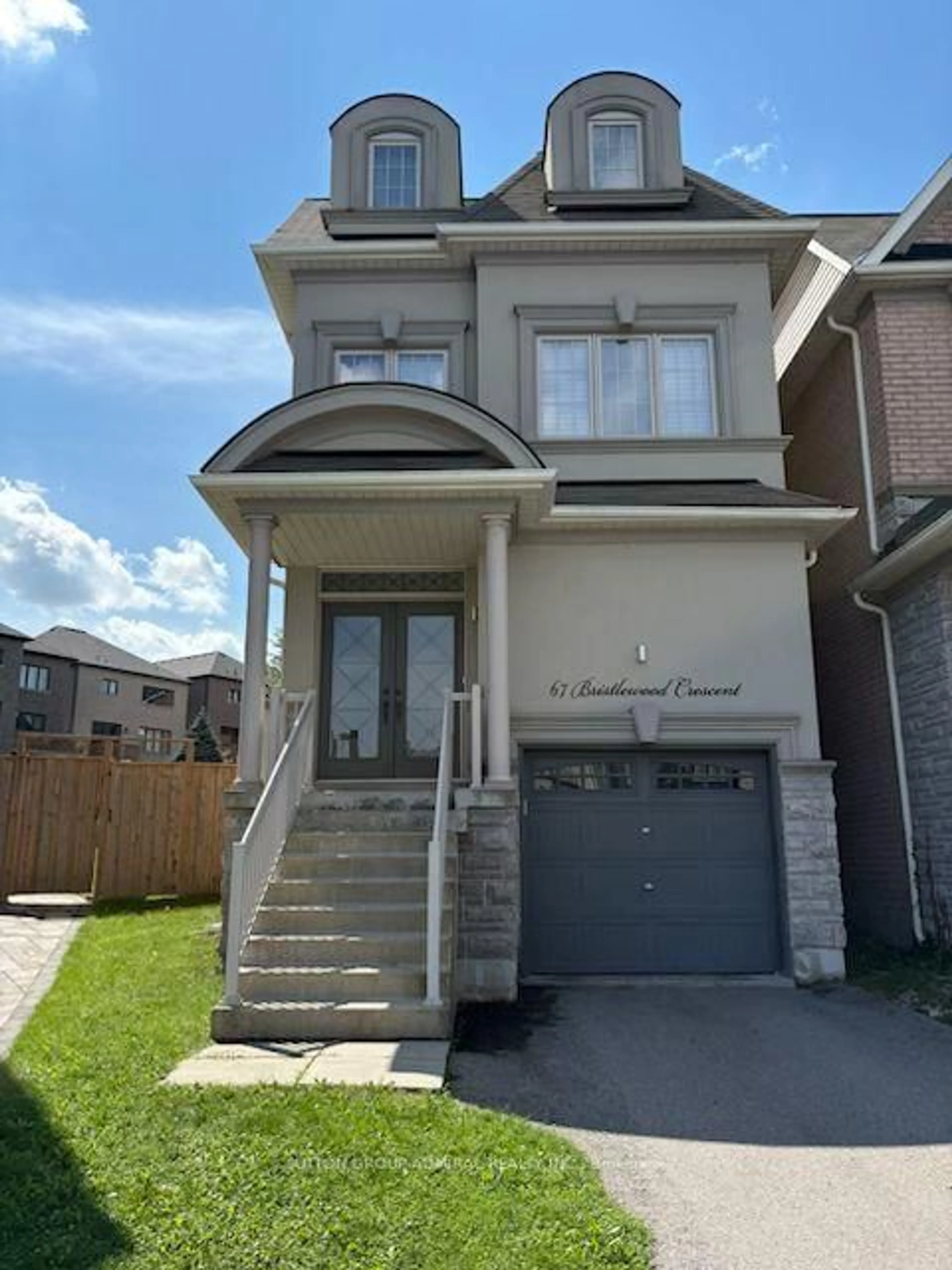 Home with brick exterior material, street for 67 Bristlewood Cres, Vaughan Ontario L4J 9K9