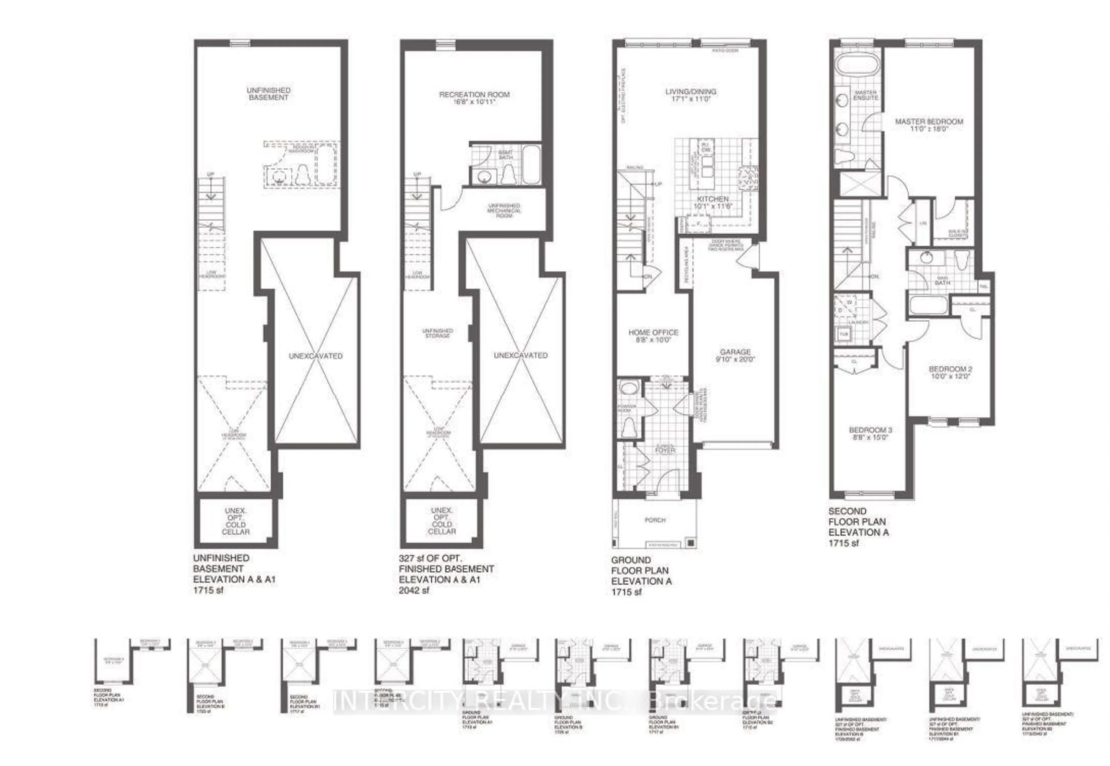 Floor plan for 29 Robert Eaton Ave #(Block 230 Unit 2), Markham Ontario L3S 0G5