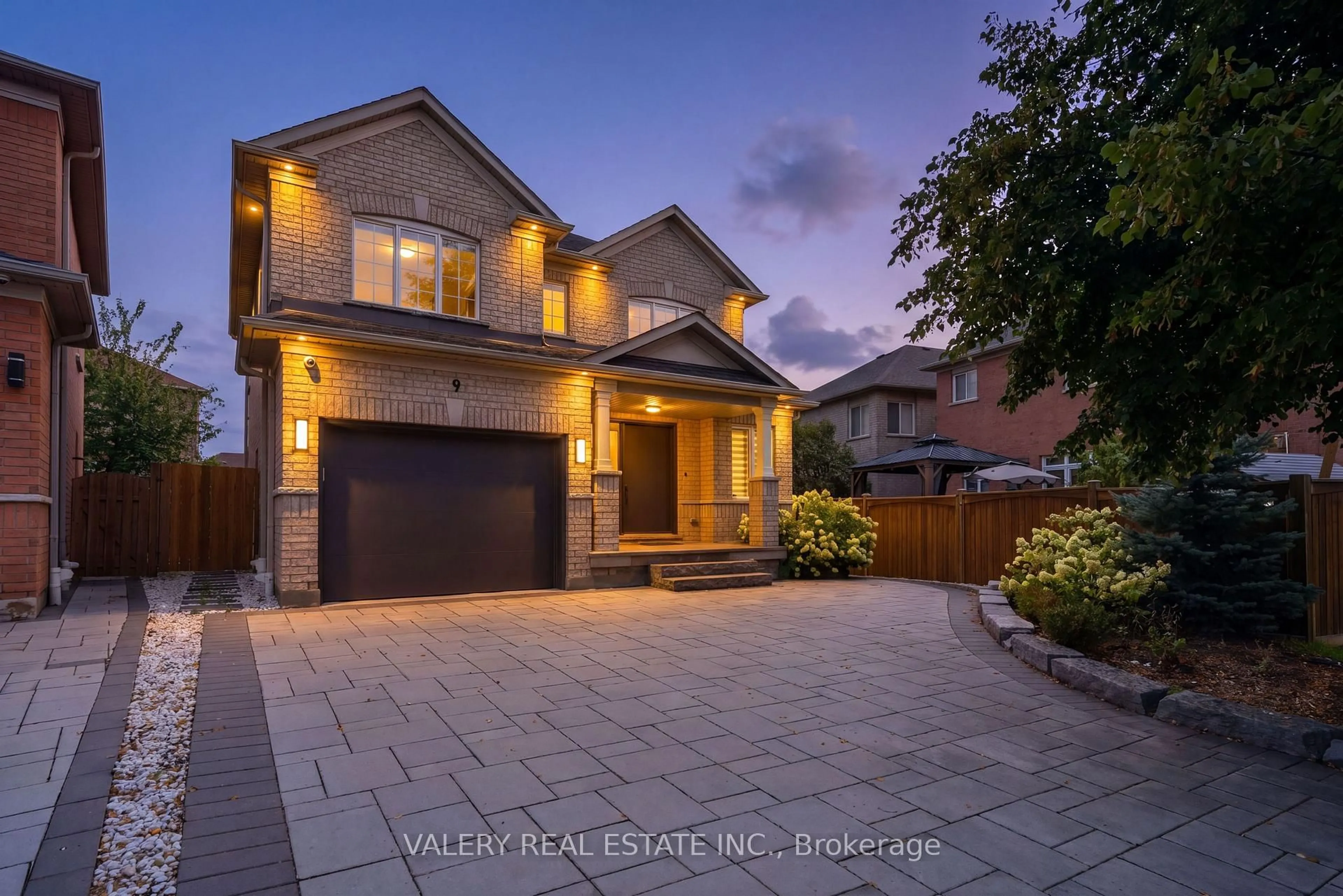 Home with brick exterior material, street for 9 Vanguard Rd, Vaughan Ontario L4K 5G4