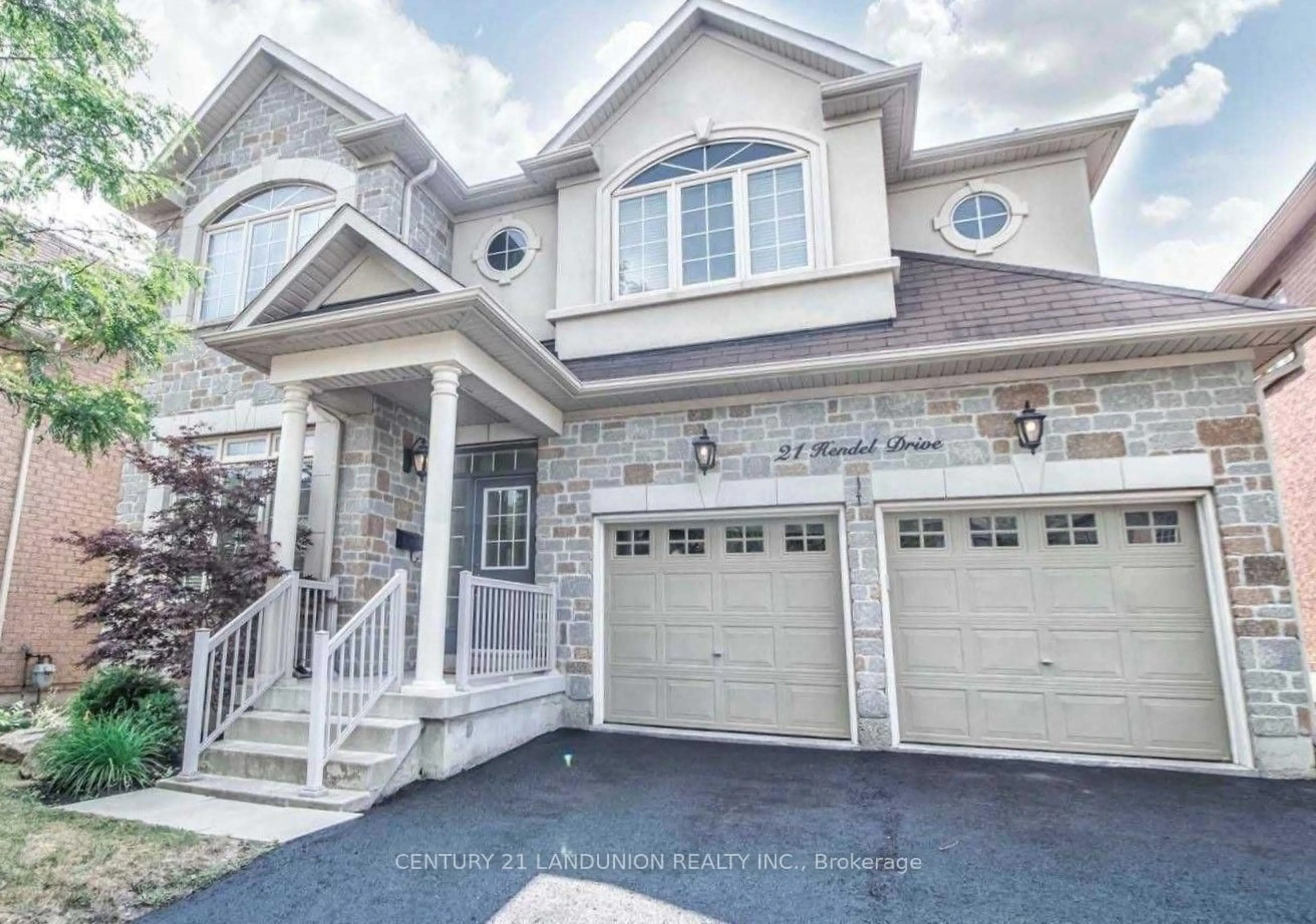 Home with vinyl exterior material, street for 21 Hendel Dr, Vaughan Ontario L4J 9H7