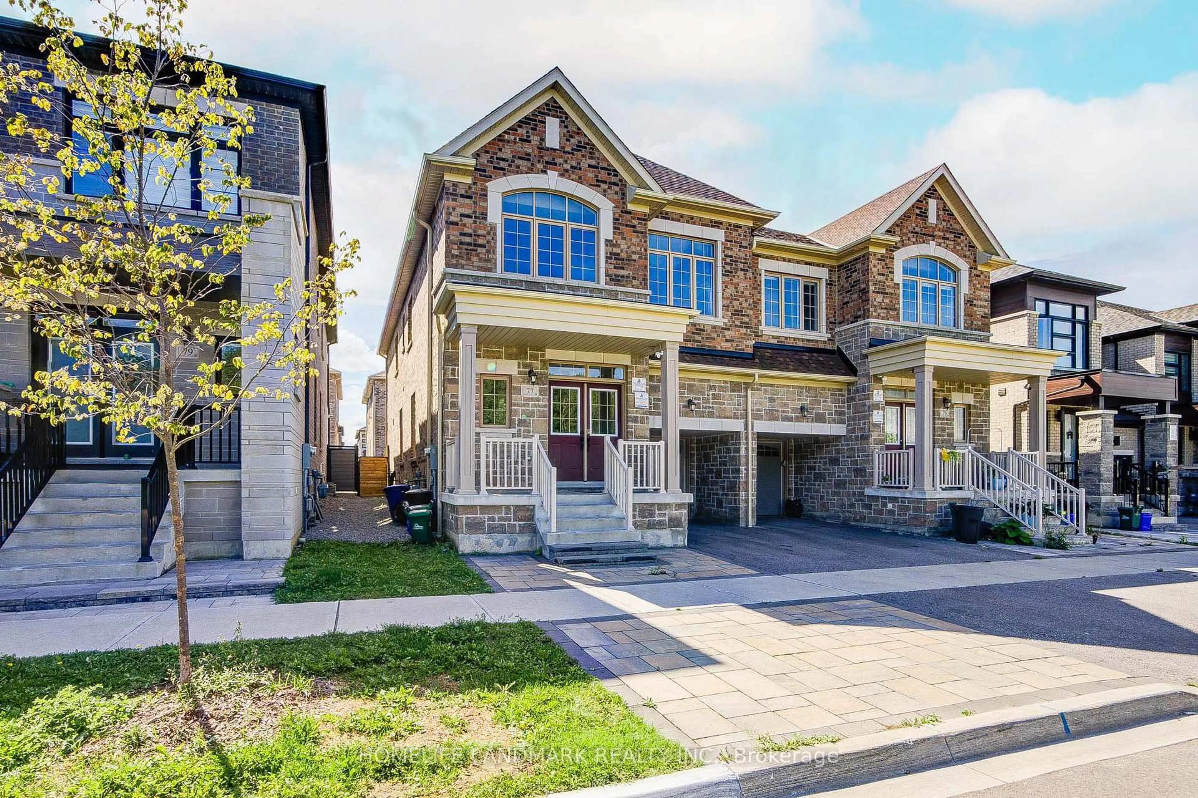 Home with brick exterior material, street for 77 McCague Ave, Richmond Hill Ontario L4S 0J4