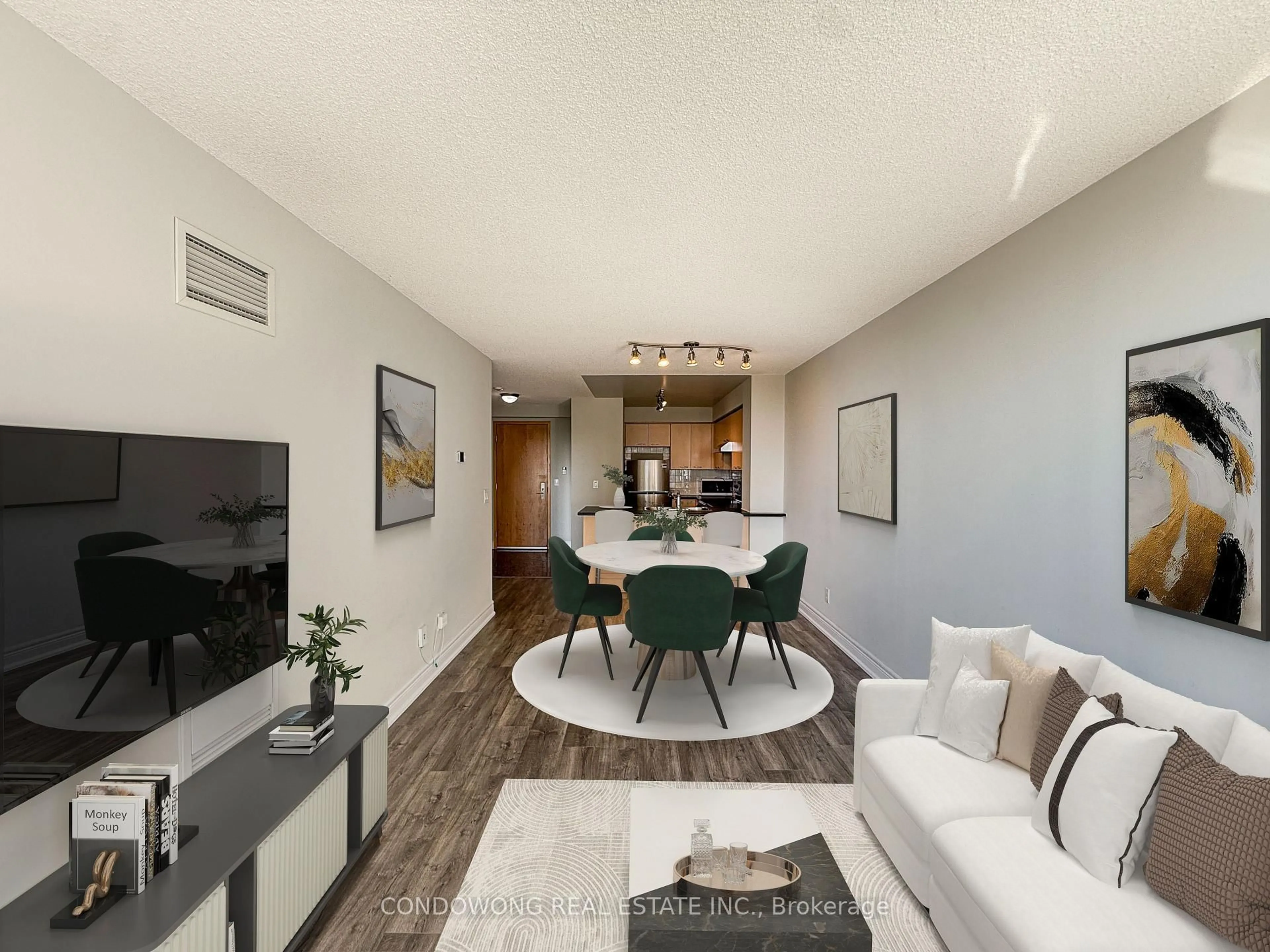 Living room with furniture, unknown for 62 Suncrest Blvd #318, Markham Ontario L3T 7Y6