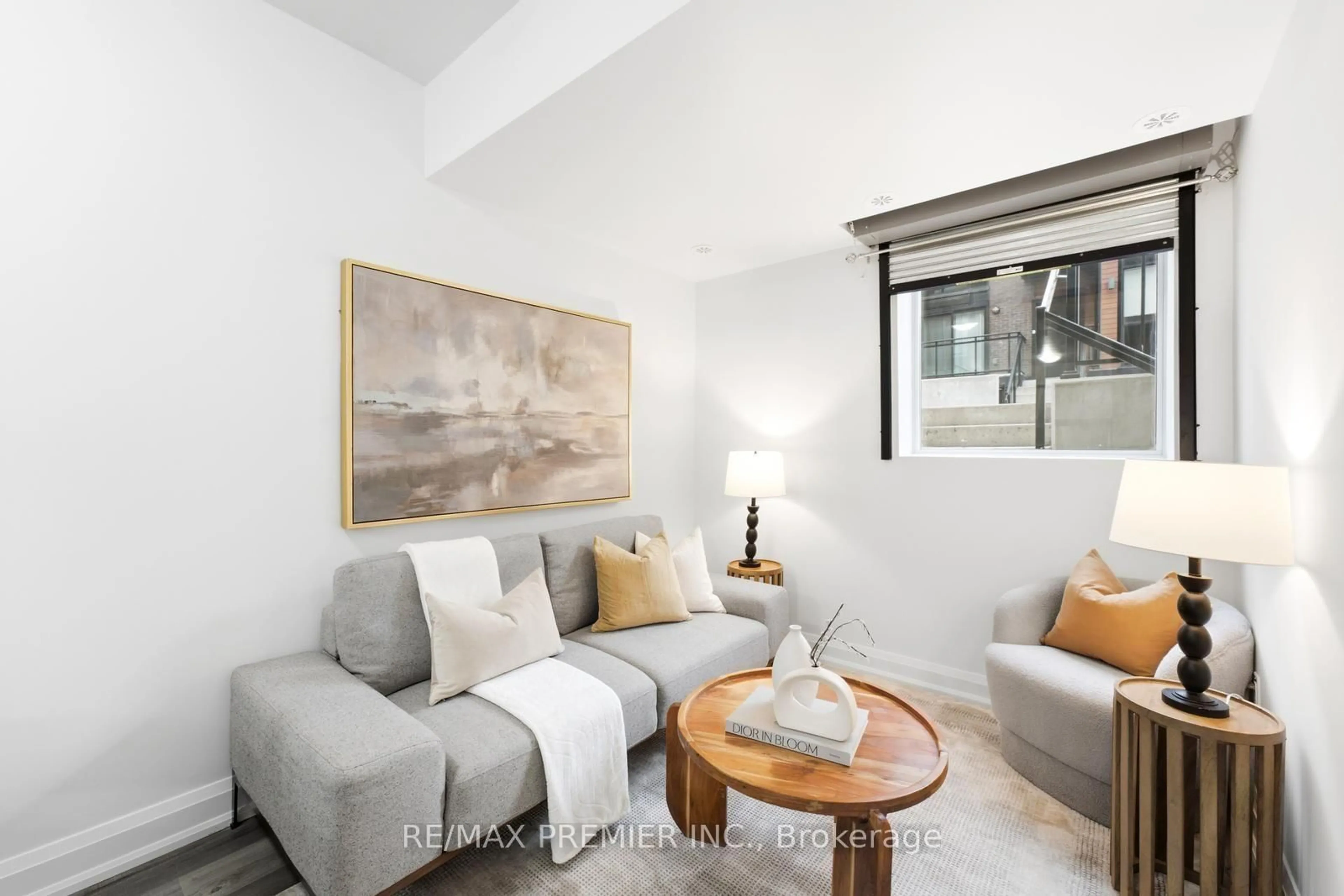 Living room with furniture, unknown for 5279 Highway 7 Rd #B1401, Vaughan Ontario L4L 0J1