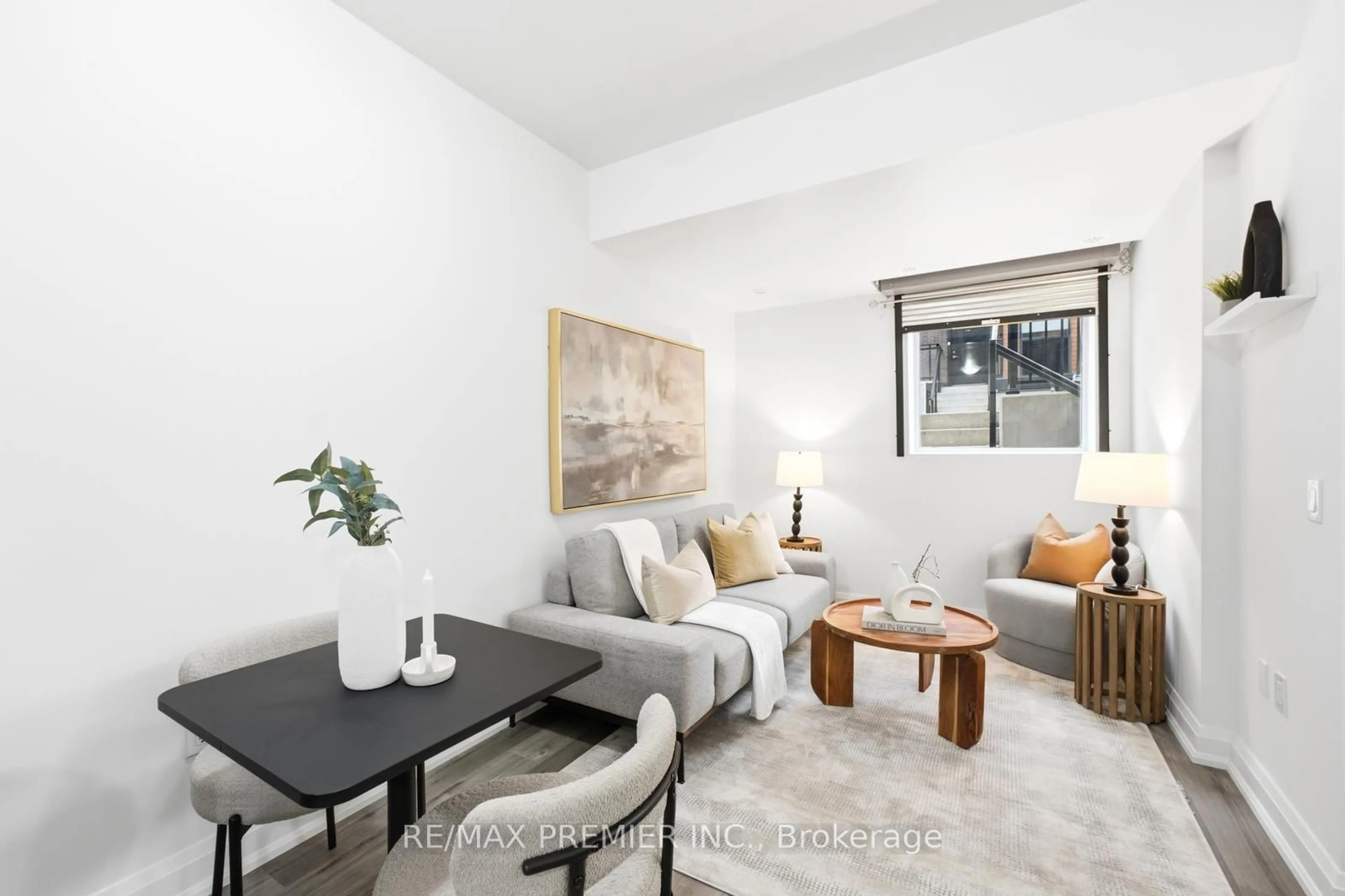 Living room with furniture, unknown for 5279 Highway 7 Rd #B1401, Vaughan Ontario L4L 0J1