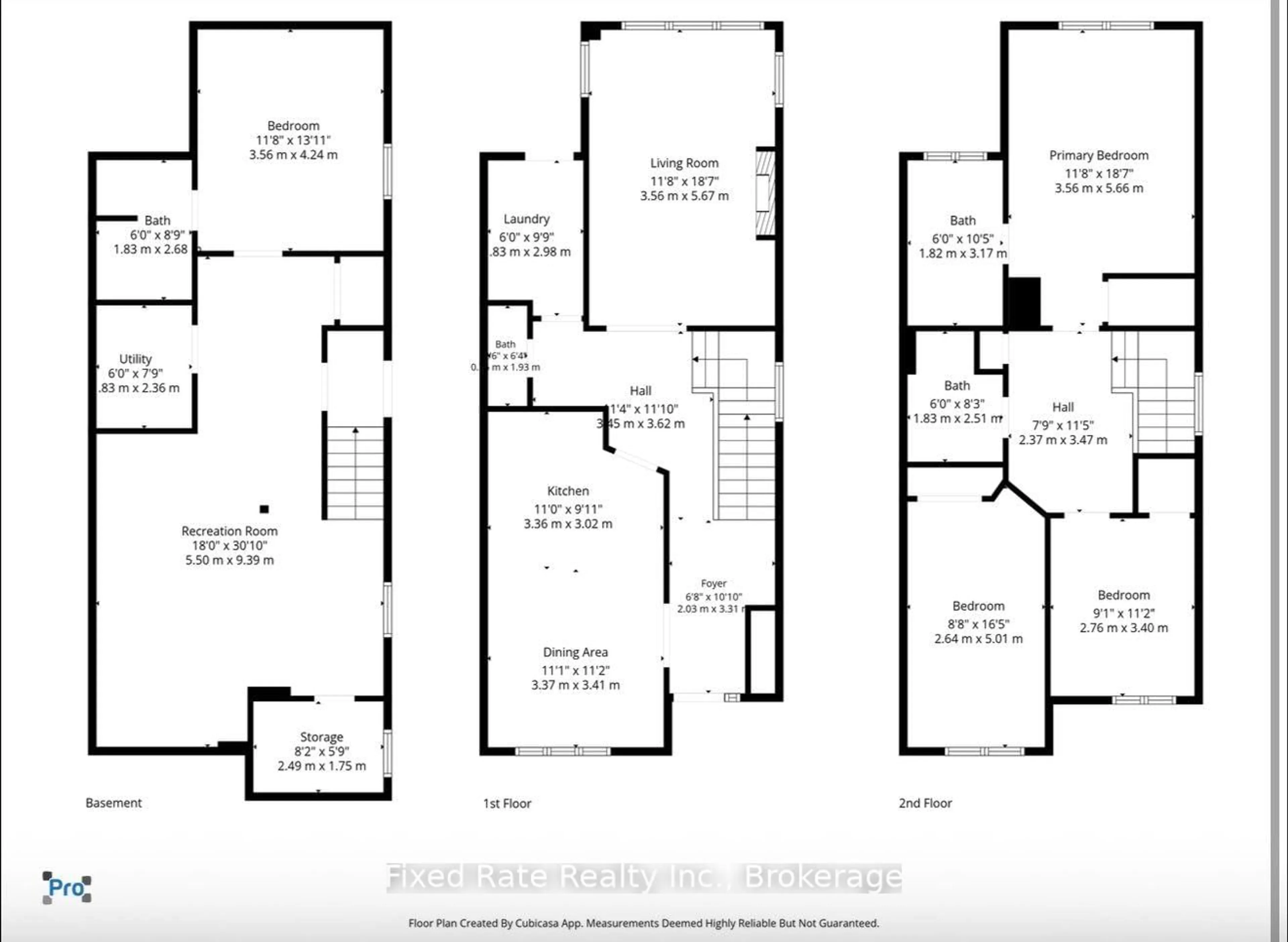 Floor plan for 341 Via Carmine Ave, Vaughan Ontario L4H 2N8