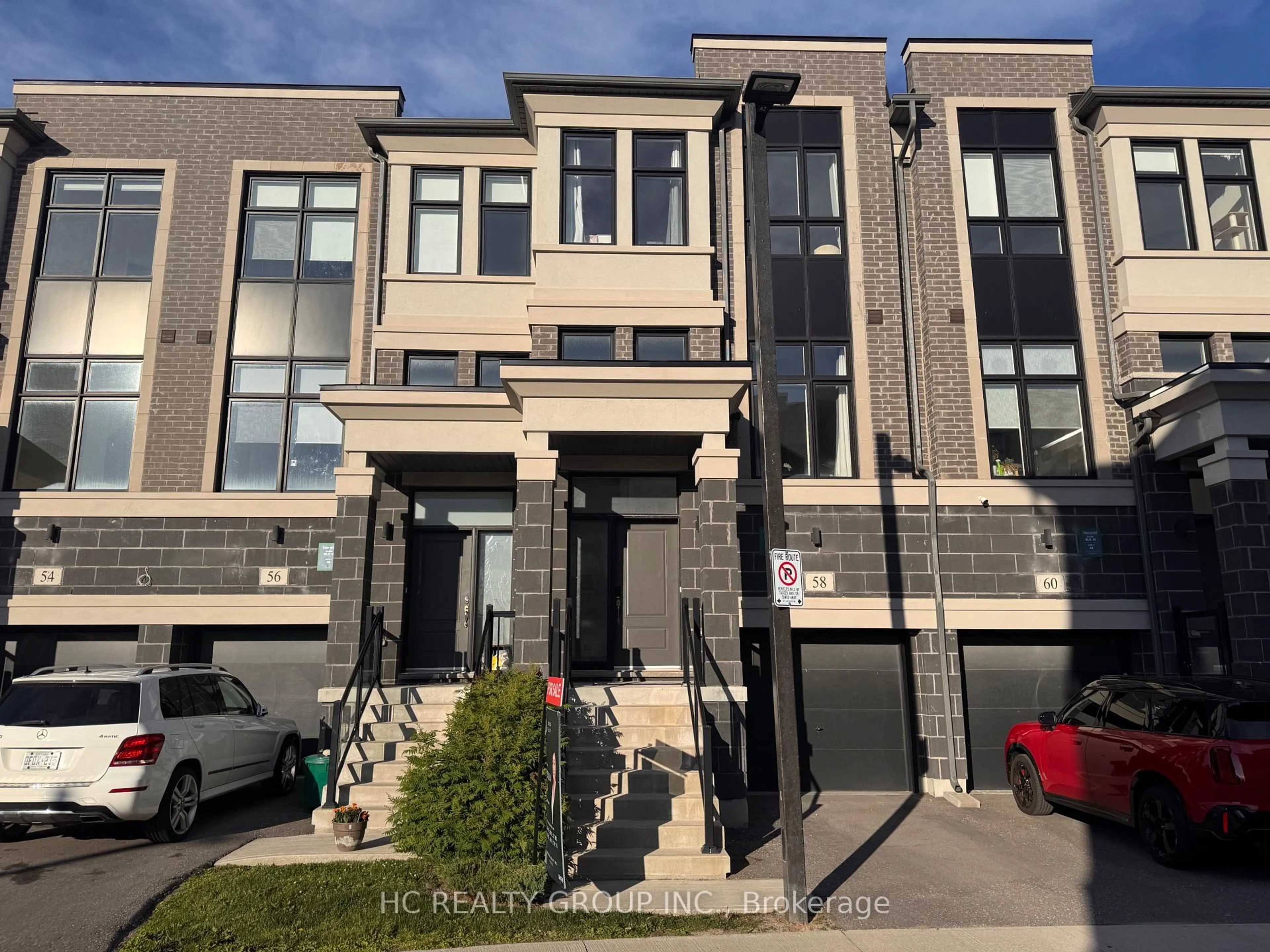 Home with brick exterior material, street for 58 Pantheon Lane, Markham Ontario L6E 0V3