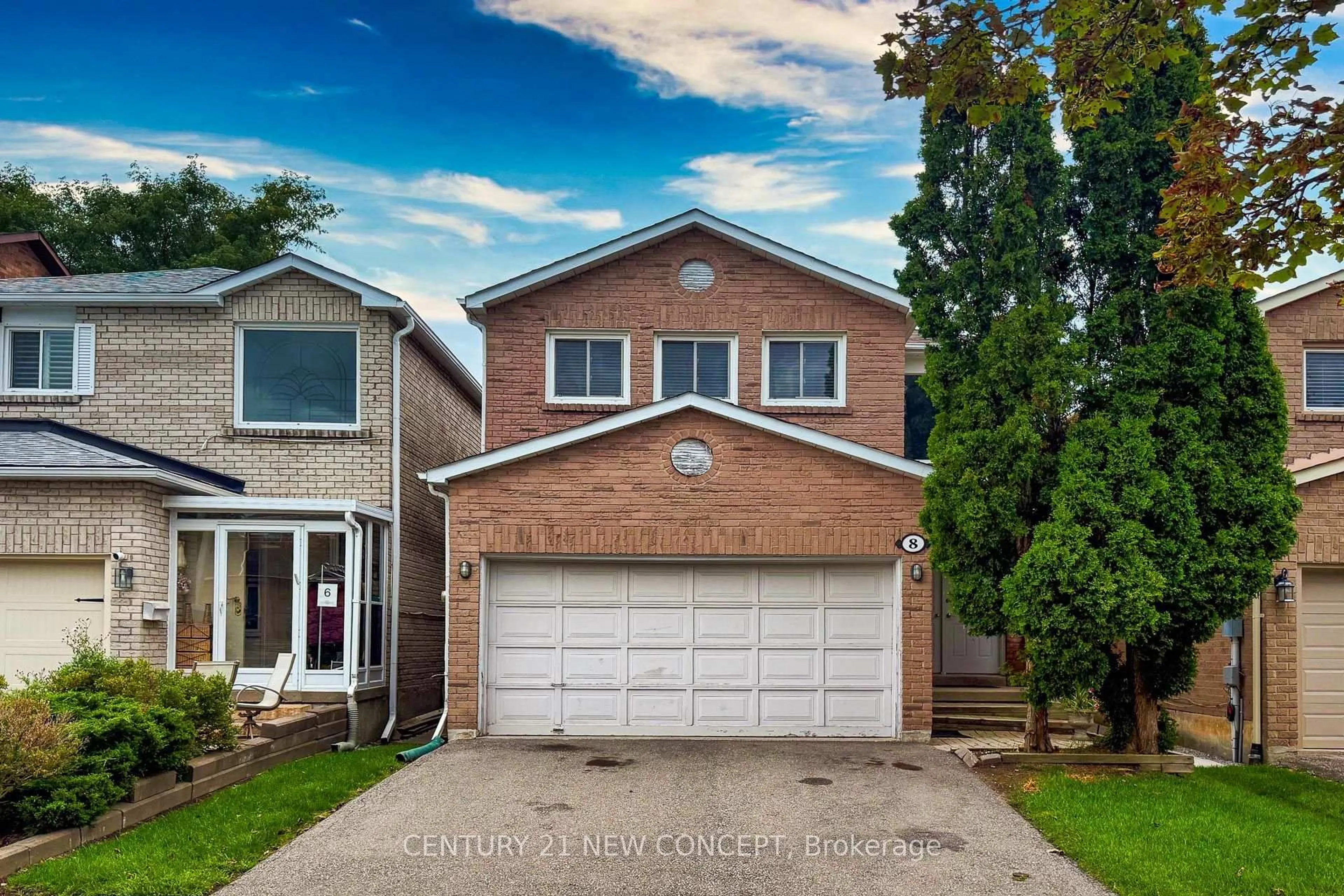 Home with brick exterior material, street for 8 Millcroft Way, Vaughan Ontario L4J 6P2