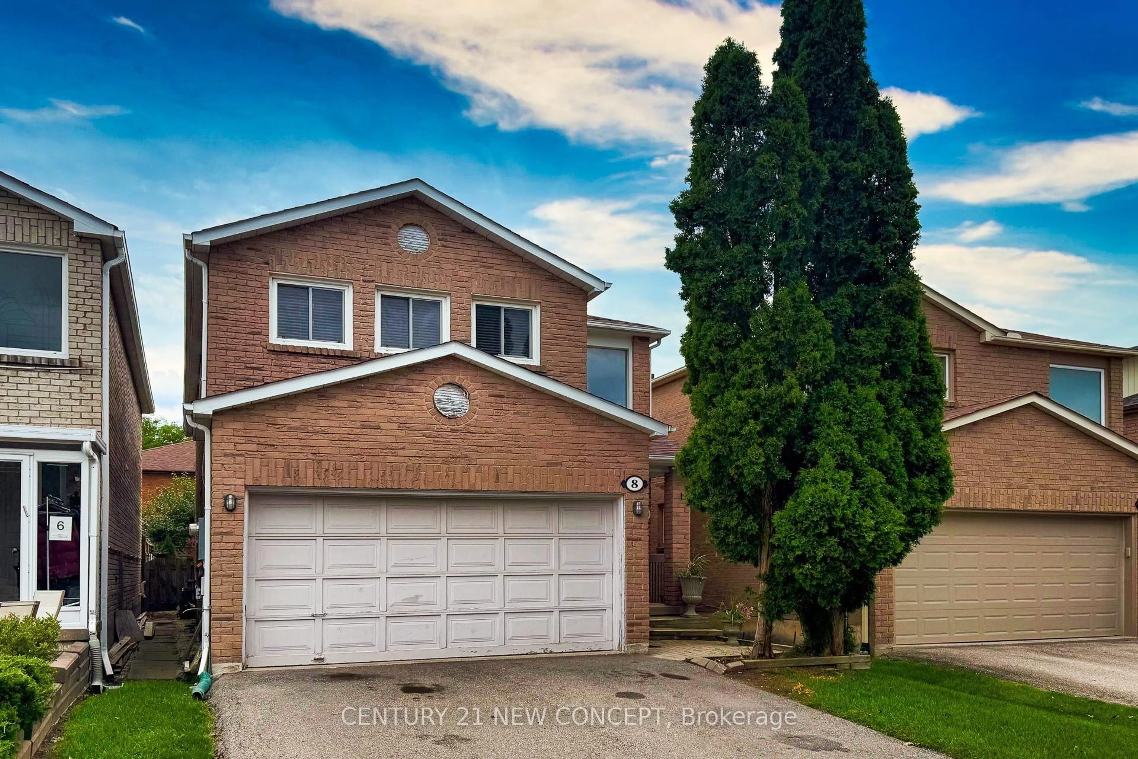 Home with brick exterior material, street for 8 Millcroft Way, Vaughan Ontario L4J 6P2