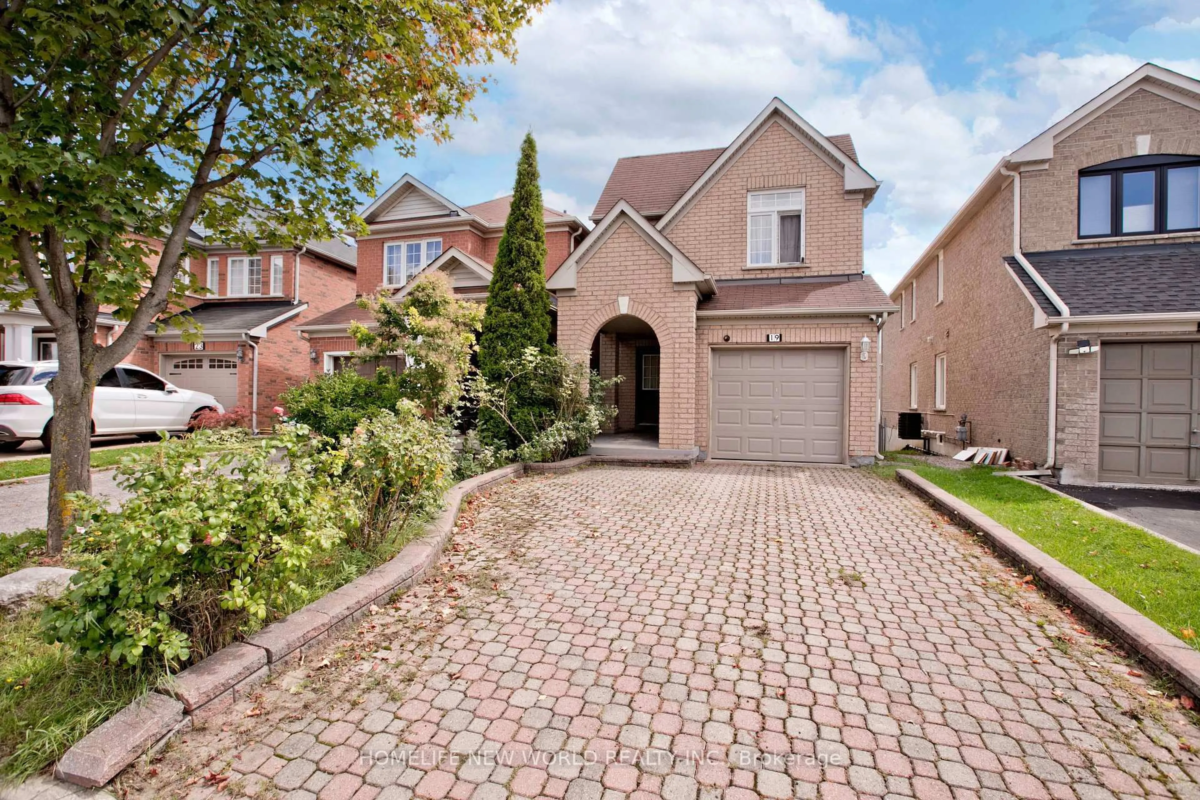 Home with brick exterior material, street for 19 Charles Brown Rd, Markham Ontario L3S 4T3