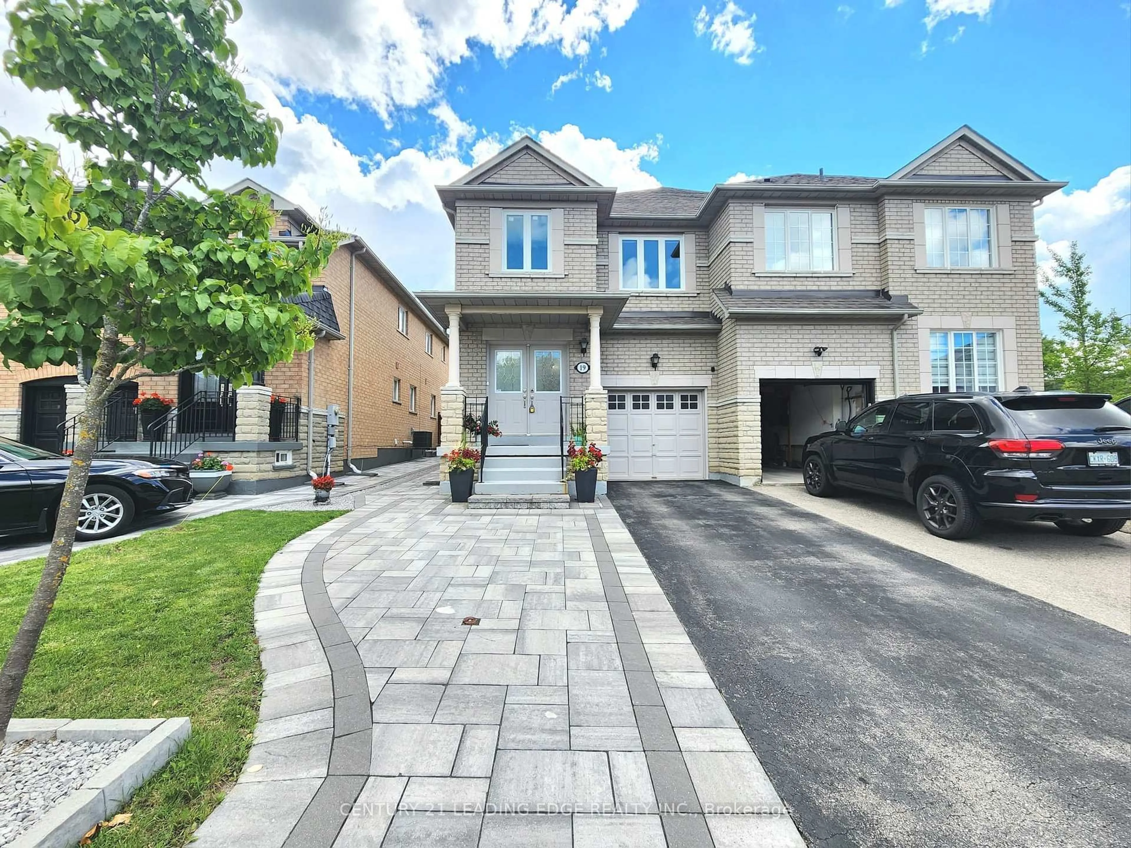 Home with brick exterior material, street for 19 Kingly Crest Way, Vaughan Ontario L4H 1M8