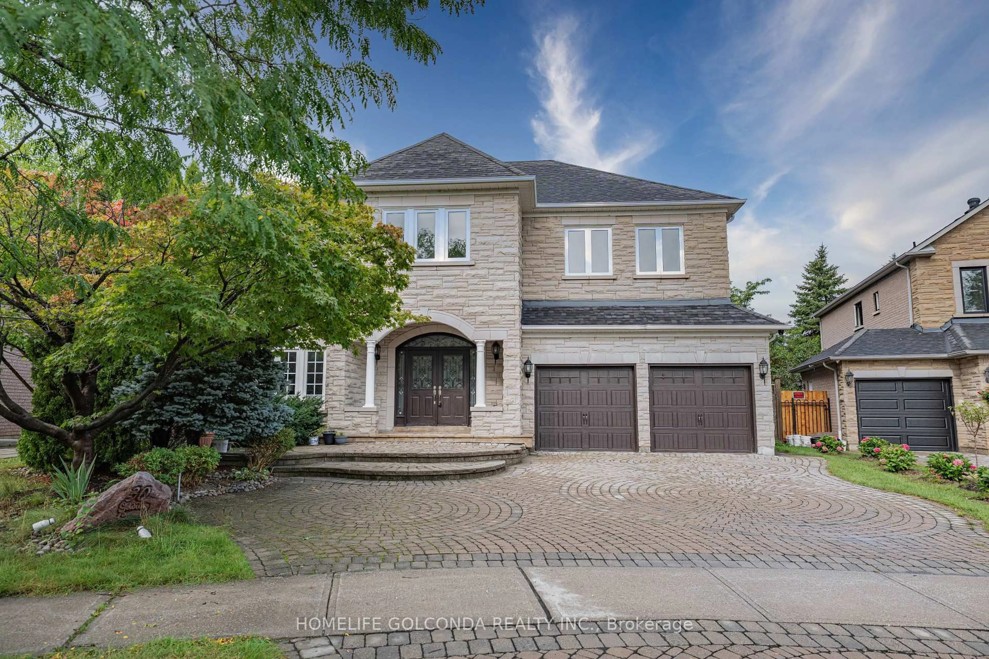 Home with brick exterior material, street for 30 Goldring Cres, Markham Ontario L6C 1Y6