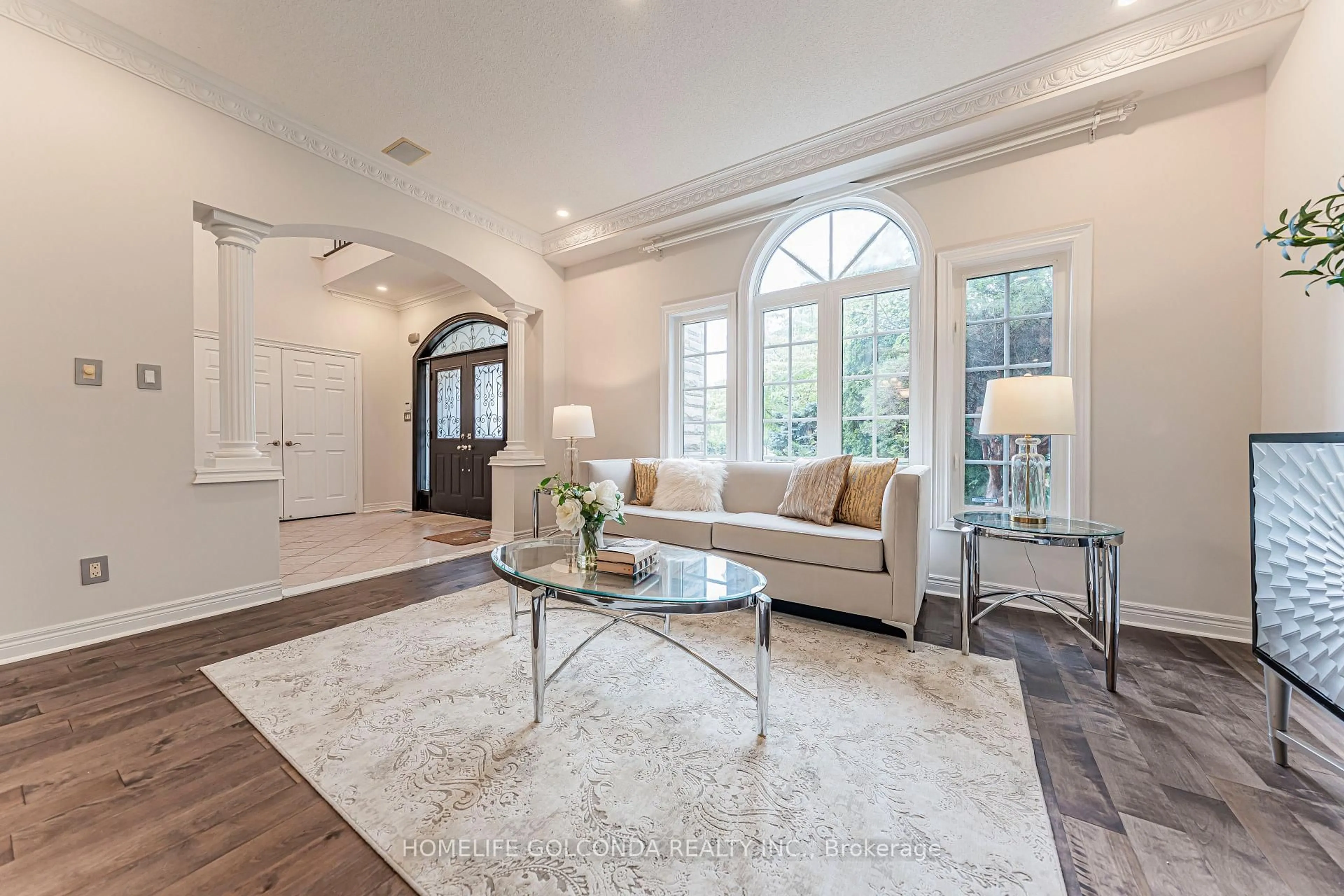Living room with furniture, unknown for 30 Goldring Cres, Markham Ontario L6C 1Y6