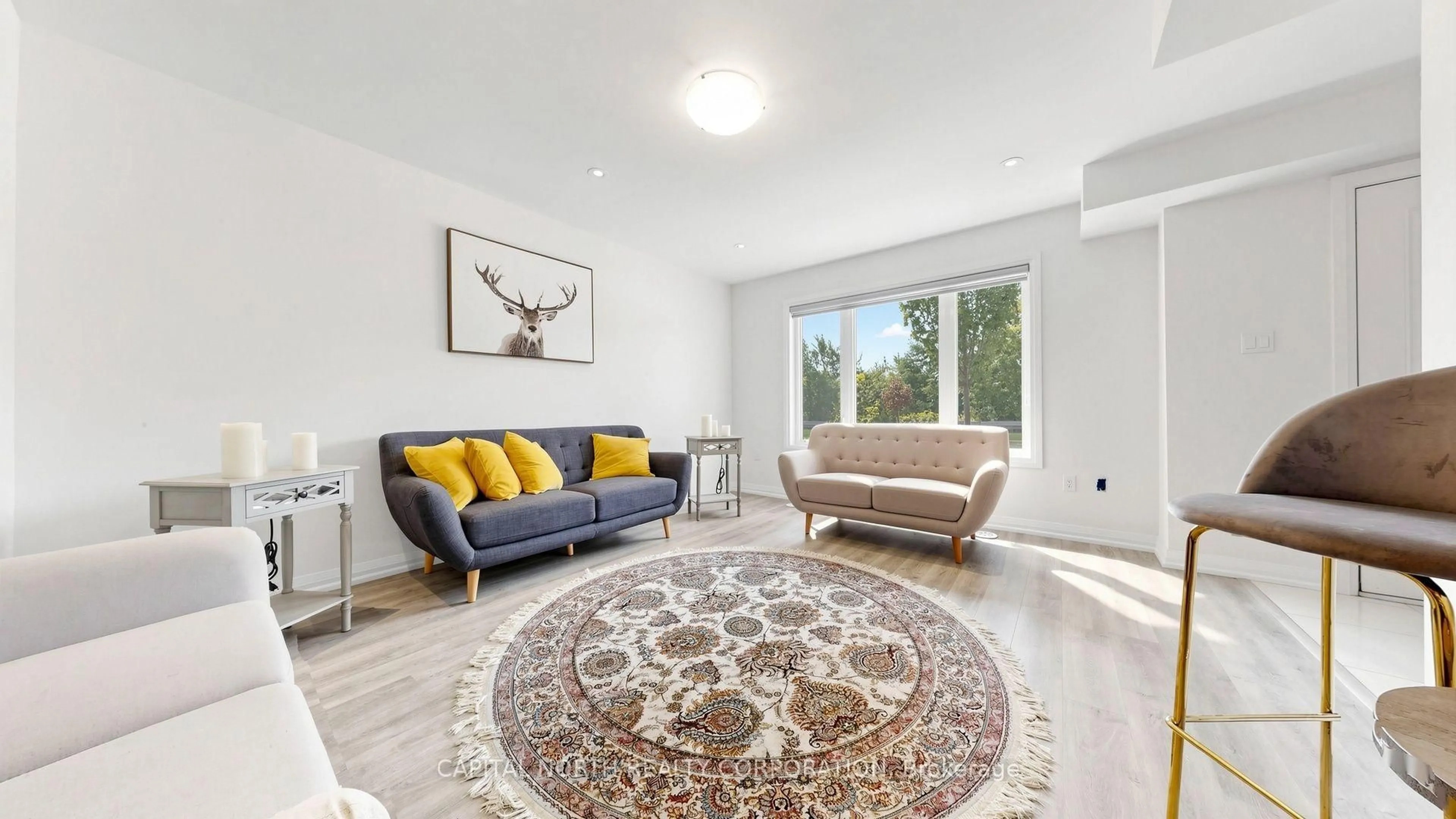 Living room with furniture, unknown for 65 Ilan Ramon Blvd, Vaughan Ontario L6A 5B5