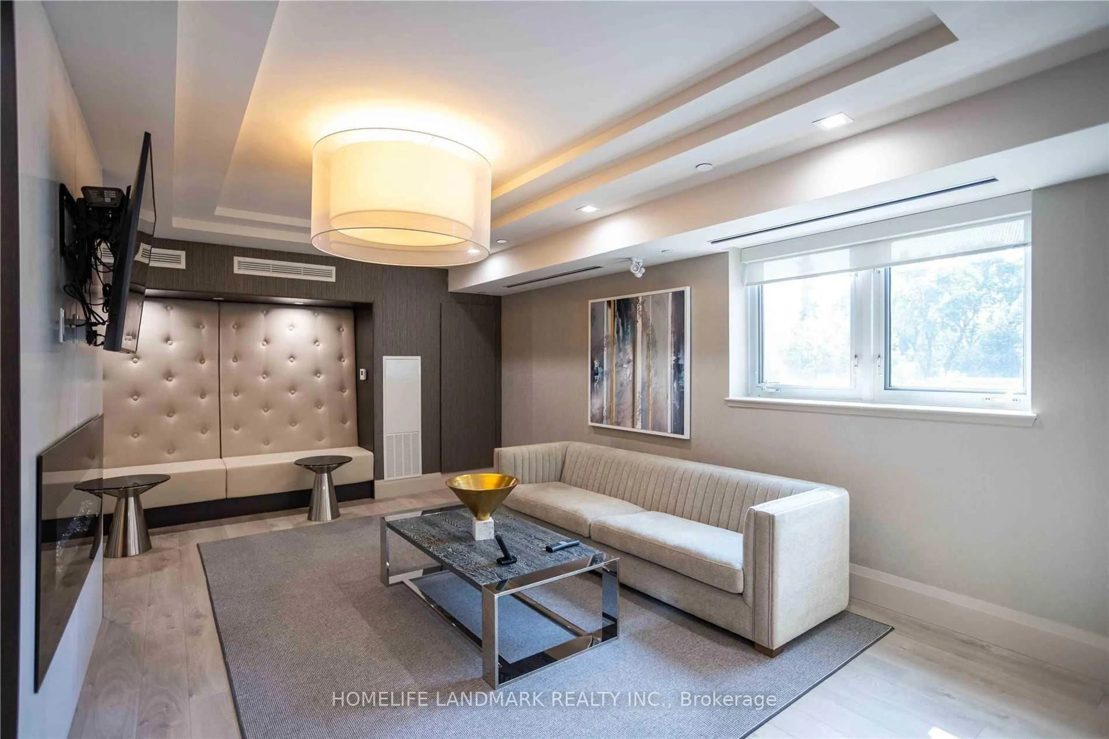 Living room with furniture, unknown for 6235 Main St #415, Whitchurch-Stouffville Ontario L4A 4J3