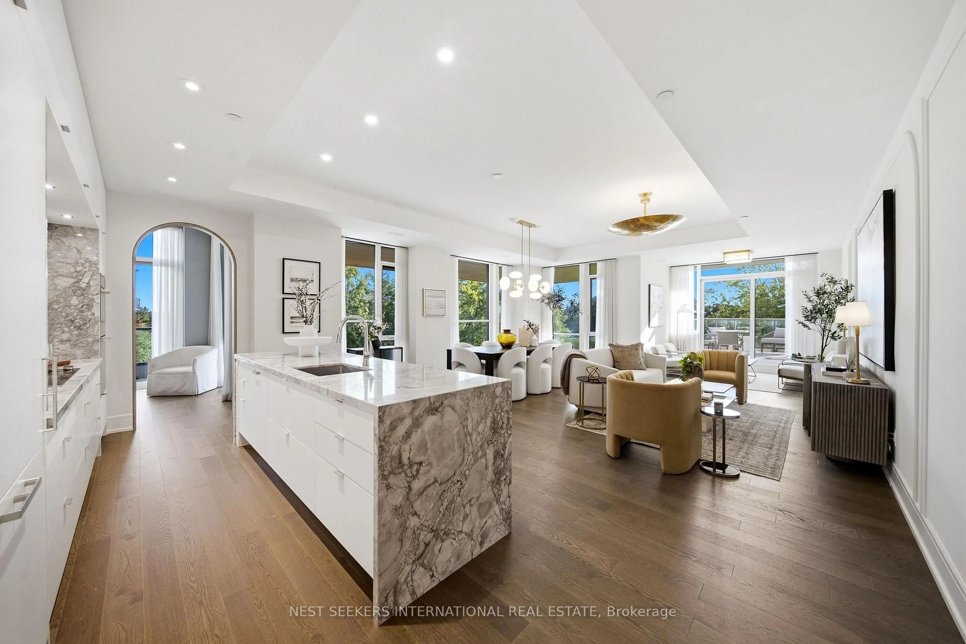 Open concept kitchen, unknown for 399 Royal Orchard Blvd #217, Markham Ontario L3T 0H3