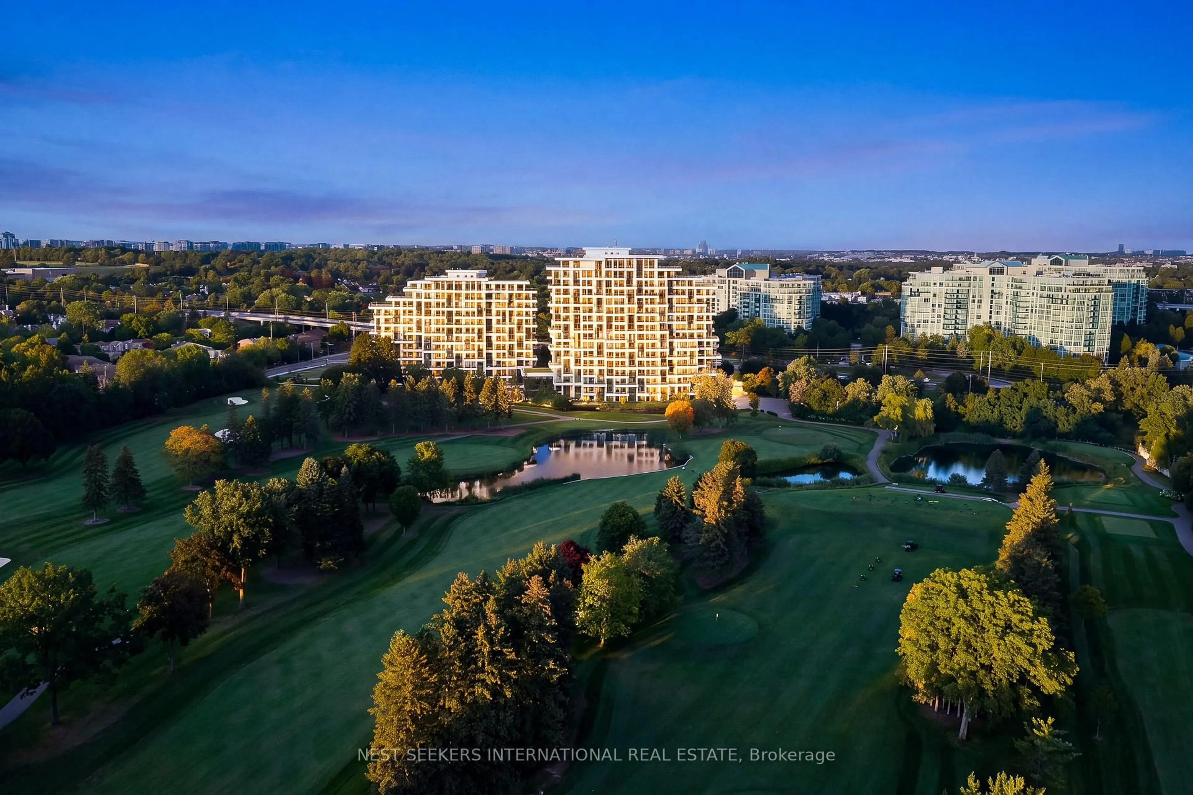 A pic from outside/outdoor area/front of a property/back of a property/a pic from drone, unknown for 399 Royal Orchard Blvd #217, Markham Ontario L3T 0H3