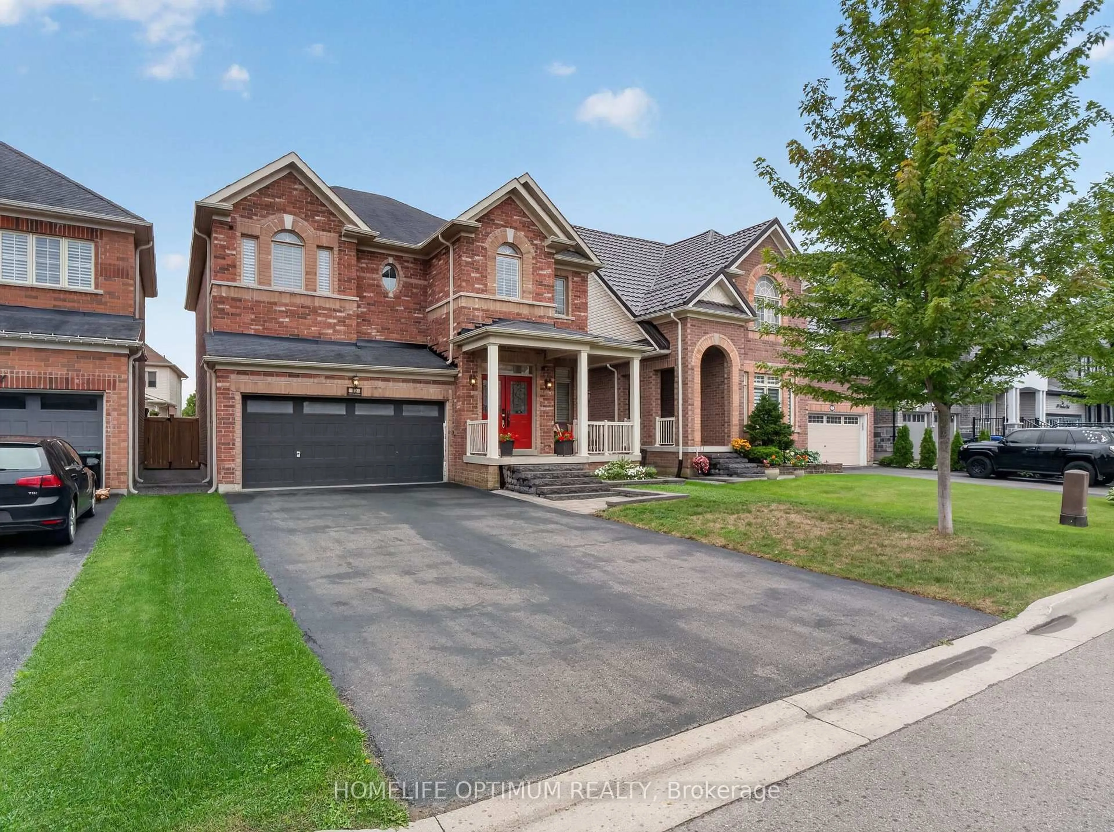 Home with brick exterior material, street for 83 Strachan Tr, New Tecumseth Ontario L0G 1A0