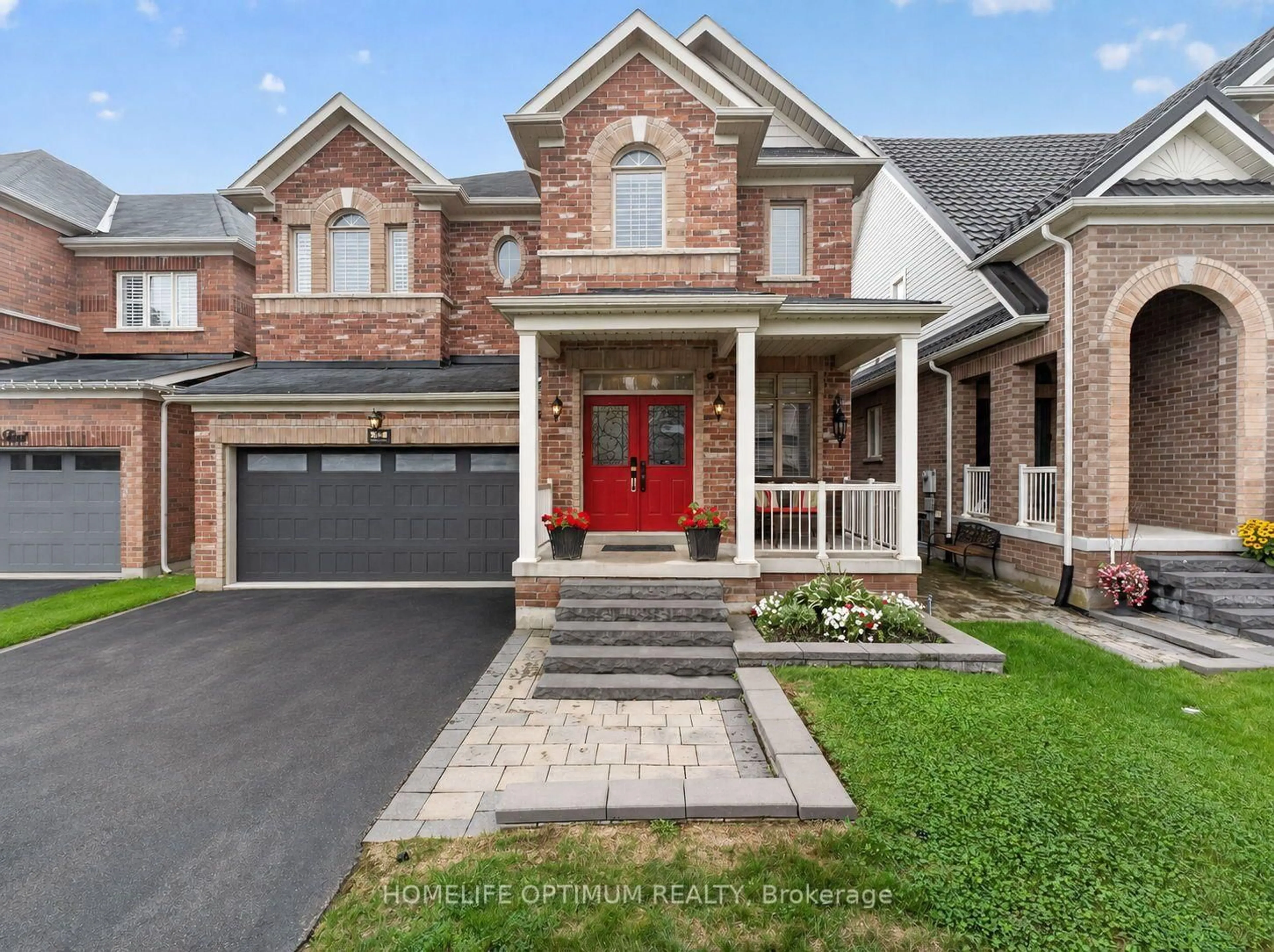 Home with brick exterior material, street for 83 Strachan Tr, New Tecumseth Ontario L0G 1A0