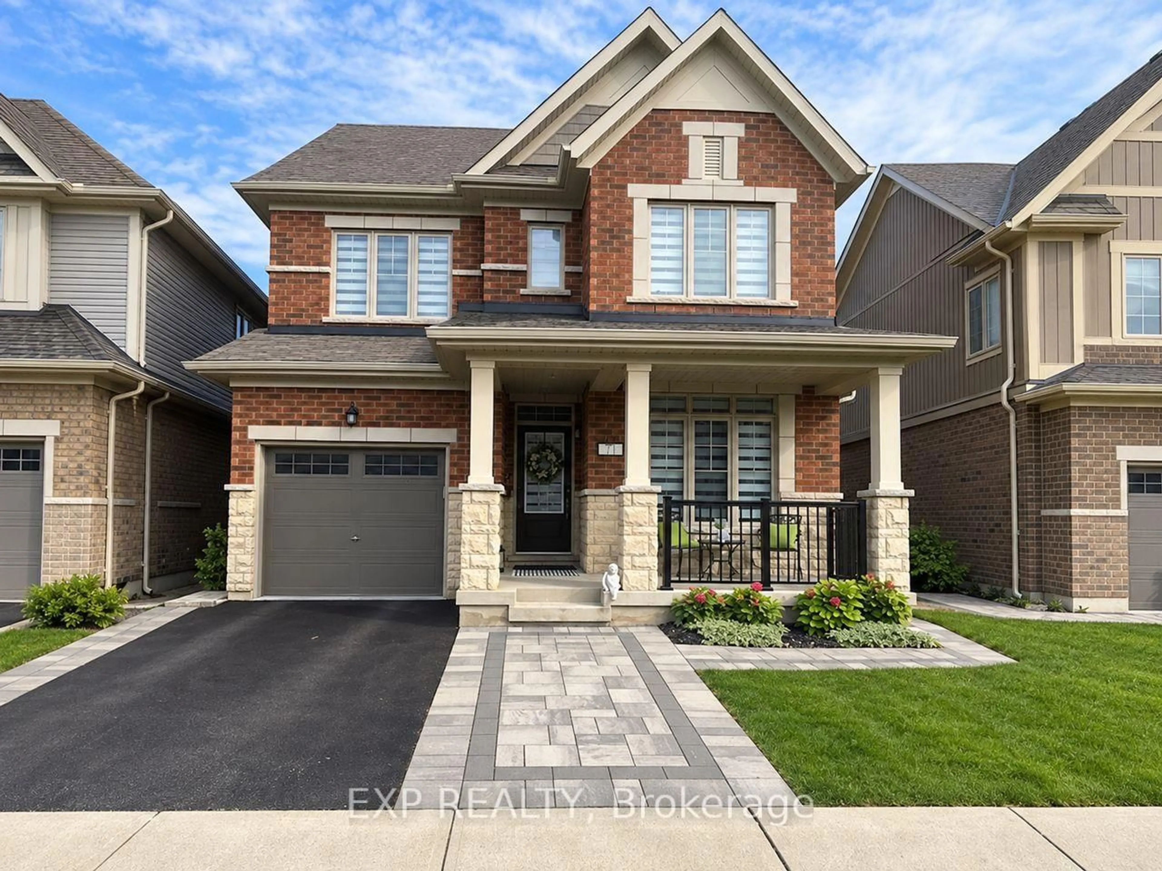 Home with brick exterior material, street for 71 Donnan Dr, New Tecumseth Ontario L0G 1W0