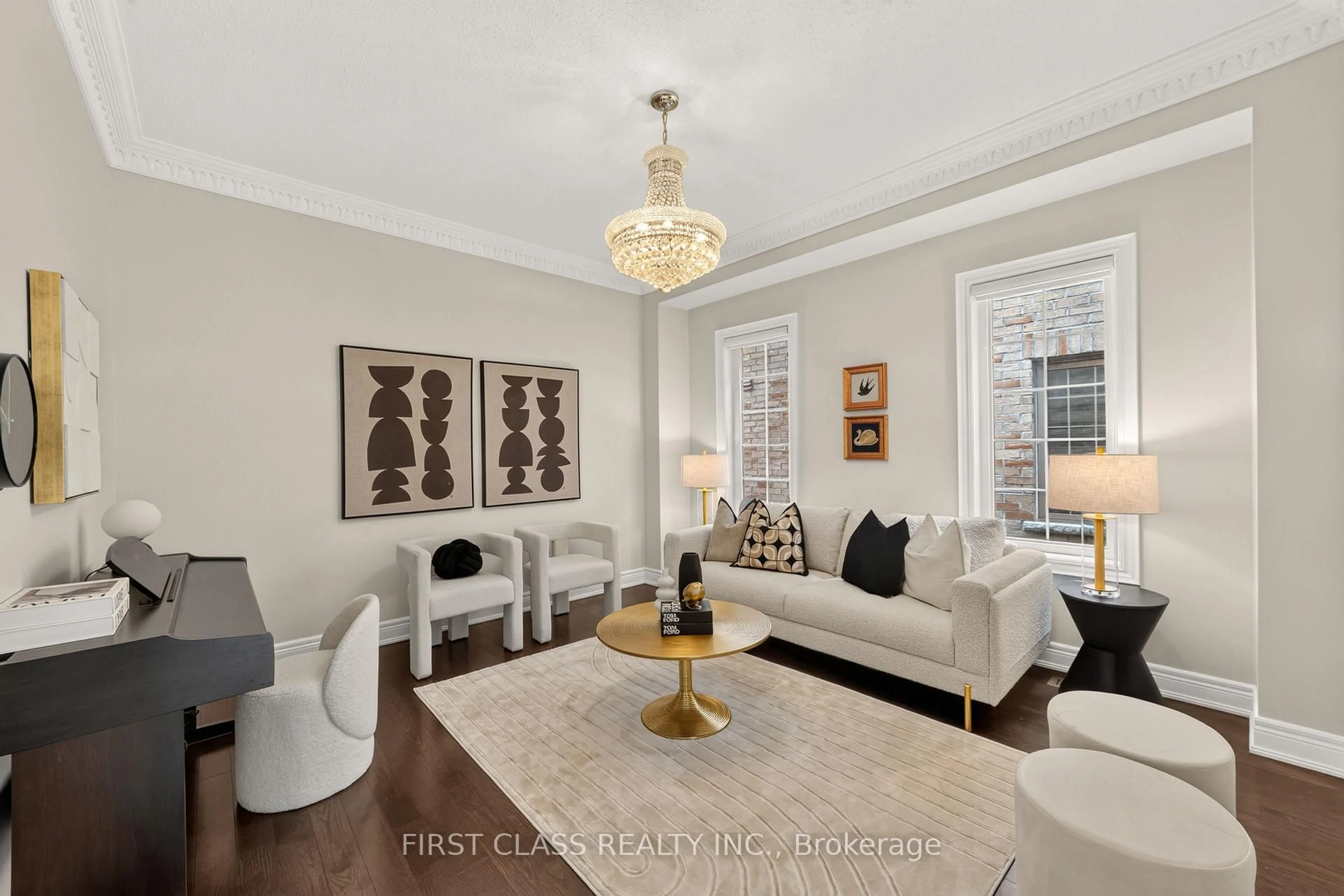 Living room with furniture, unknown for 23 Lady Karen Cres, Vaughan Ontario L6A 4M3