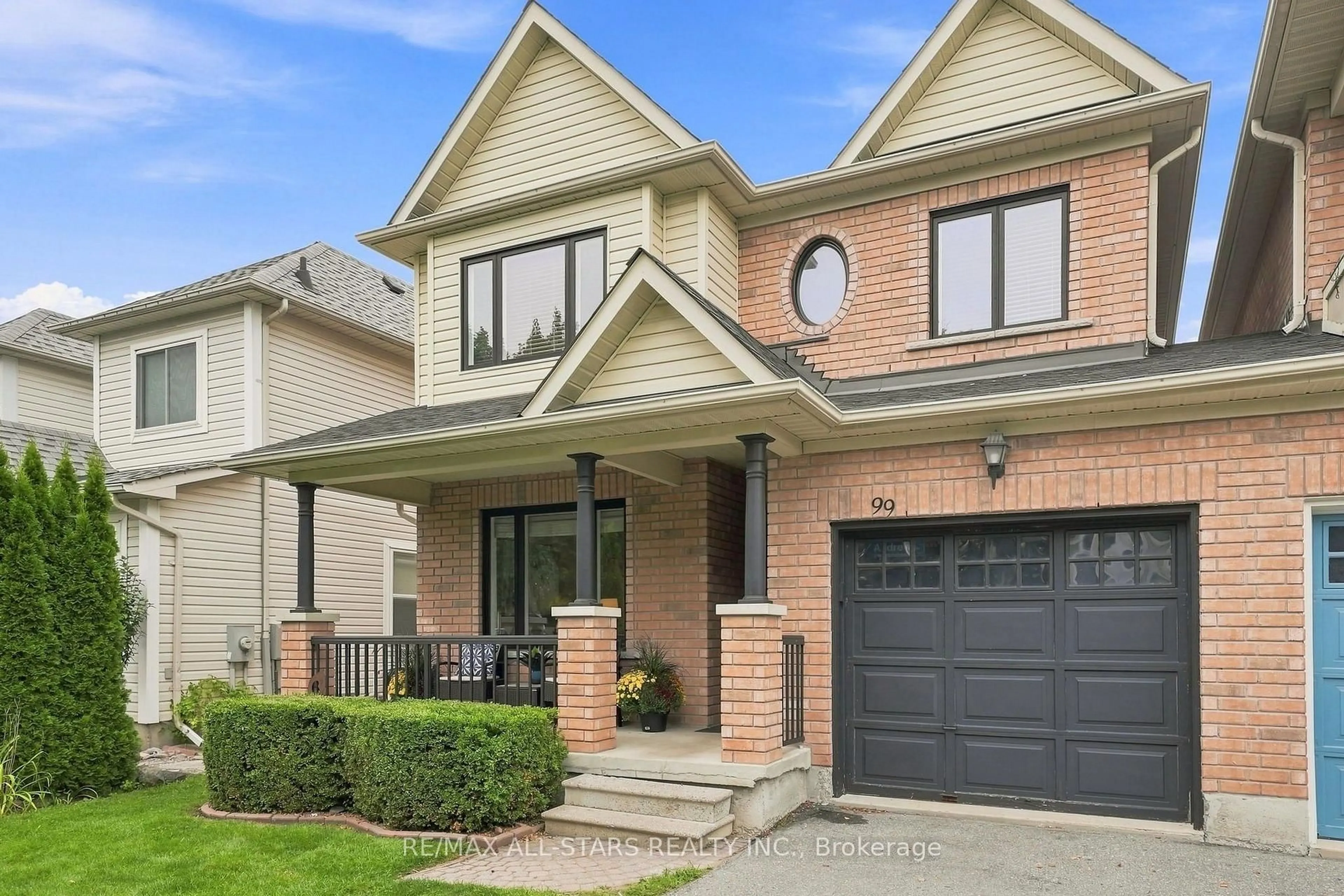 Home with brick exterior material, street for 99 Glasgow Cres, Georgina Ontario L4P 4B2