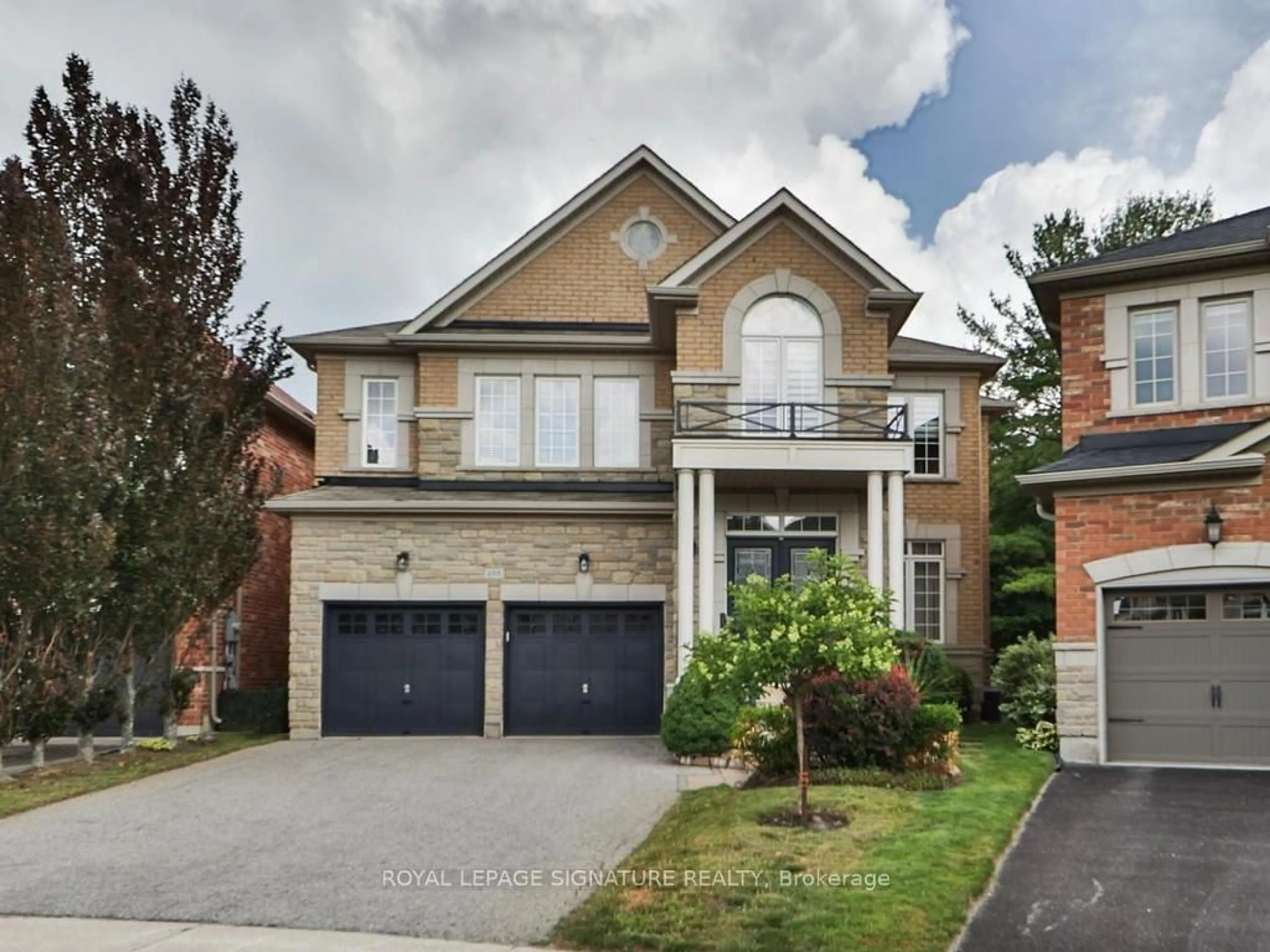 Home with brick exterior material, street for 488 Foxcroft Blvd, Newmarket Ontario L3X 3L7