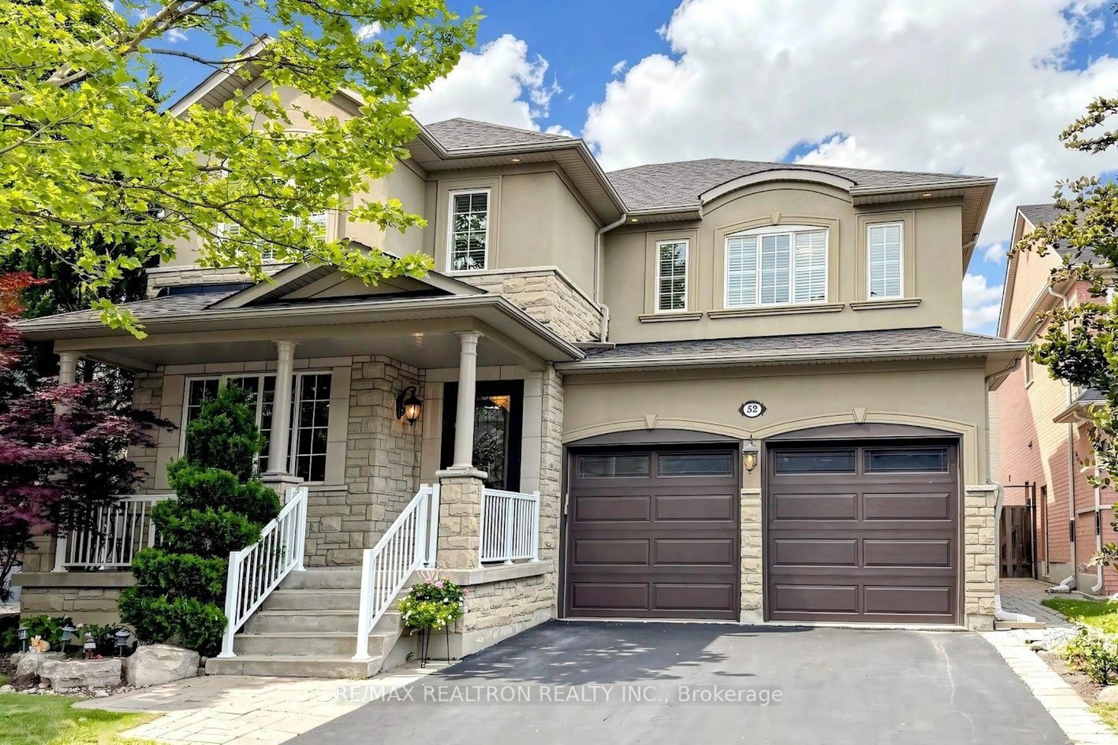 Home with brick exterior material, street for 52 Canelli Heights Crt, Vaughan Ontario L4J 8V5