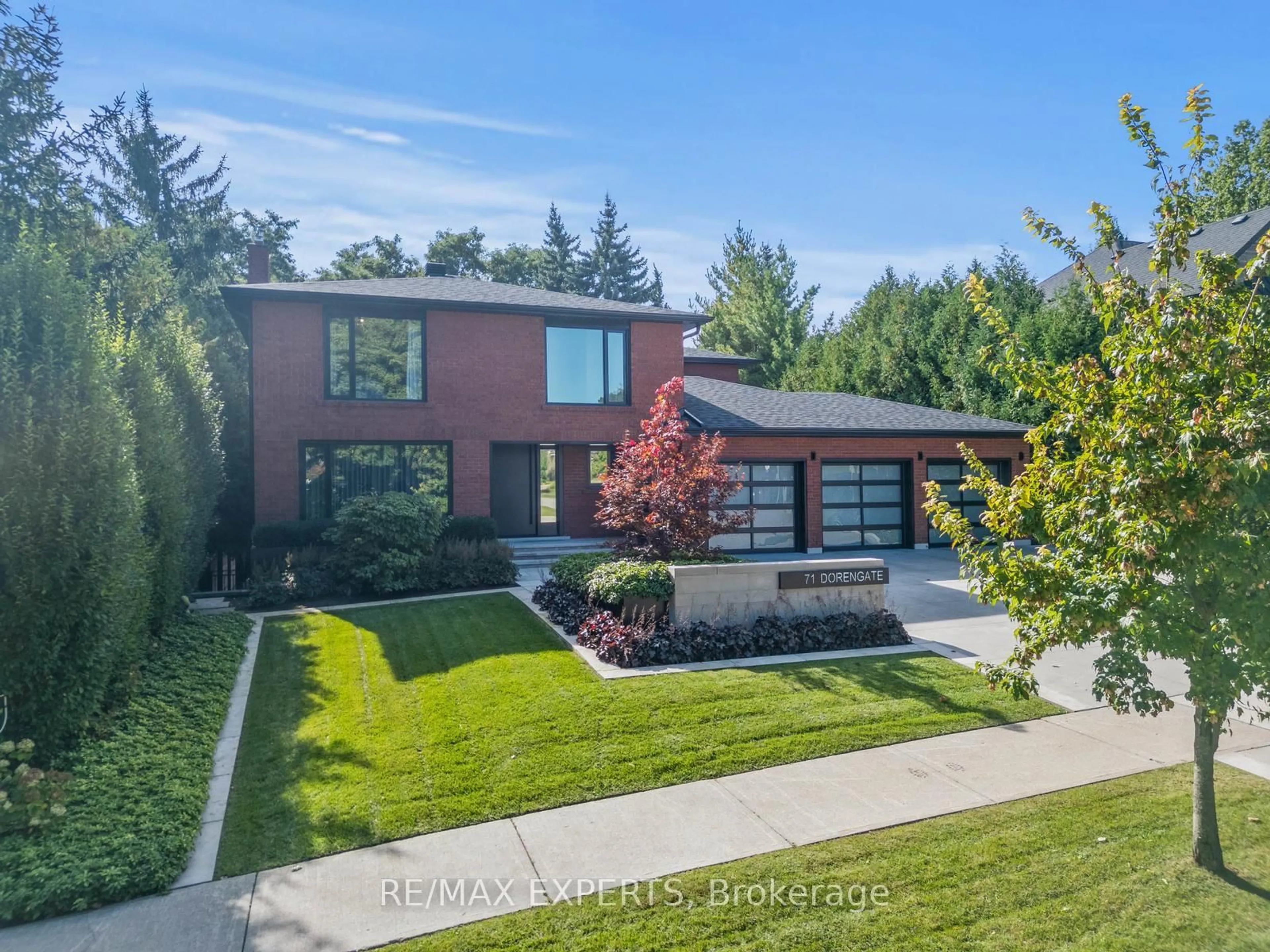 Home with brick exterior material, street for 71 Dorengate Dr, Vaughan Ontario L4L 1M6