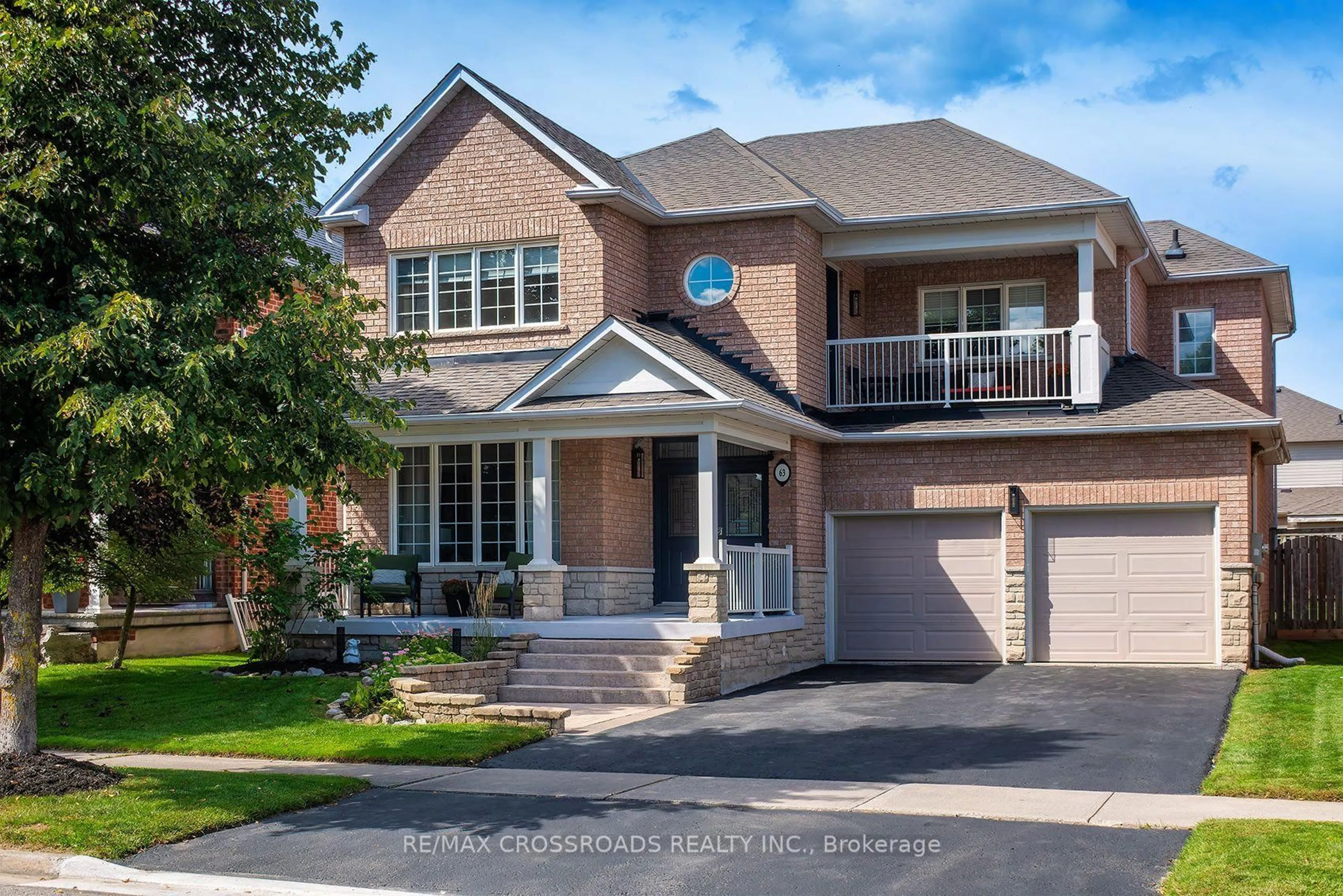 Home with brick exterior material, street for 63 Rosena Lane, Uxbridge Ontario L9P 1X6
