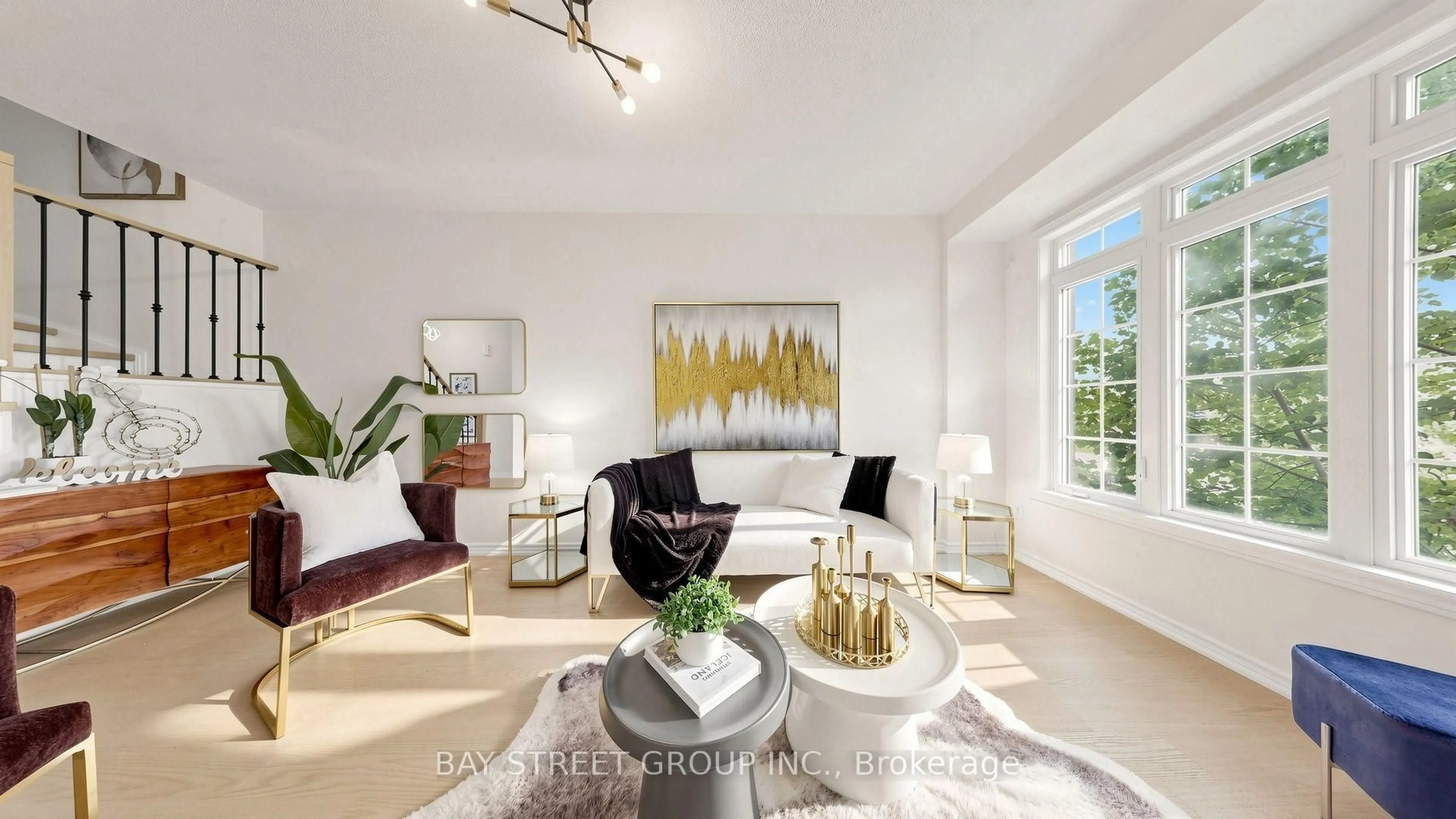 Living room with furniture, unknown for 35 Sharbot Lane, Markham Ontario L6E 0S7