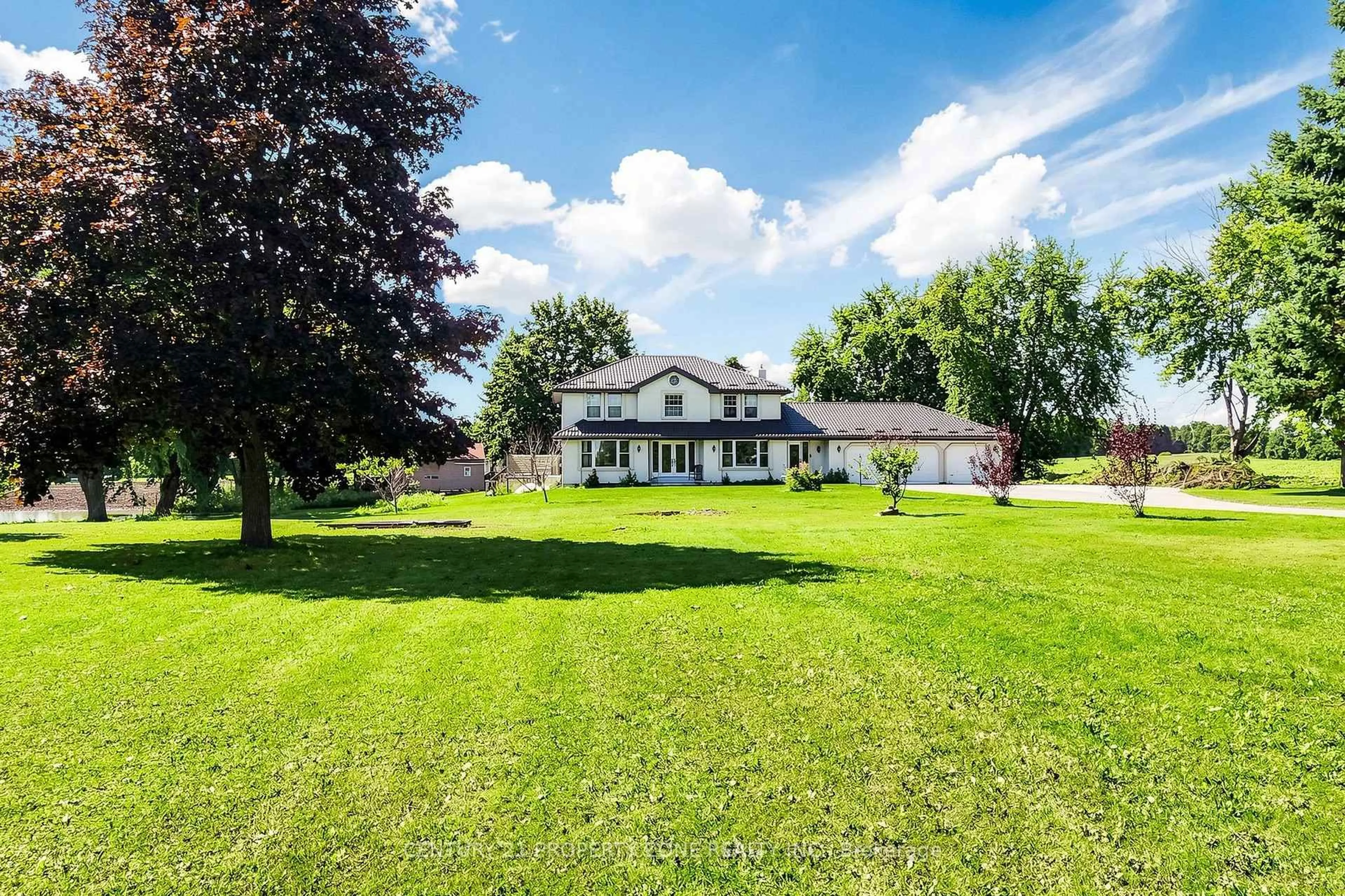 A pic from outside/outdoor area/front of a property/back of a property/a pic from drone, unknown for 4436 20 Side Rd, Bradford West Gwillimbury Ontario L0L 1R0